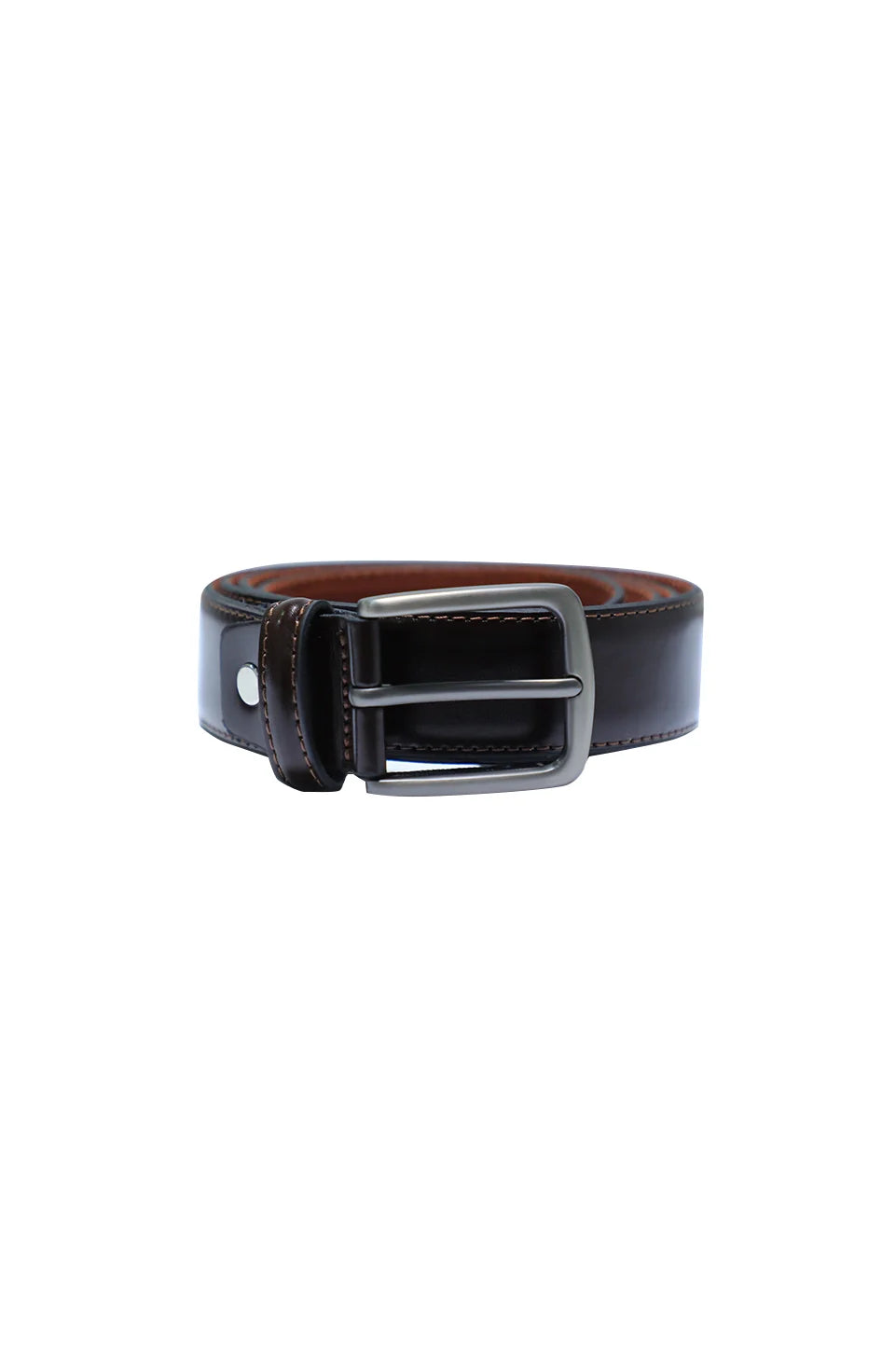 Sleek Classic Brown Leather Belt