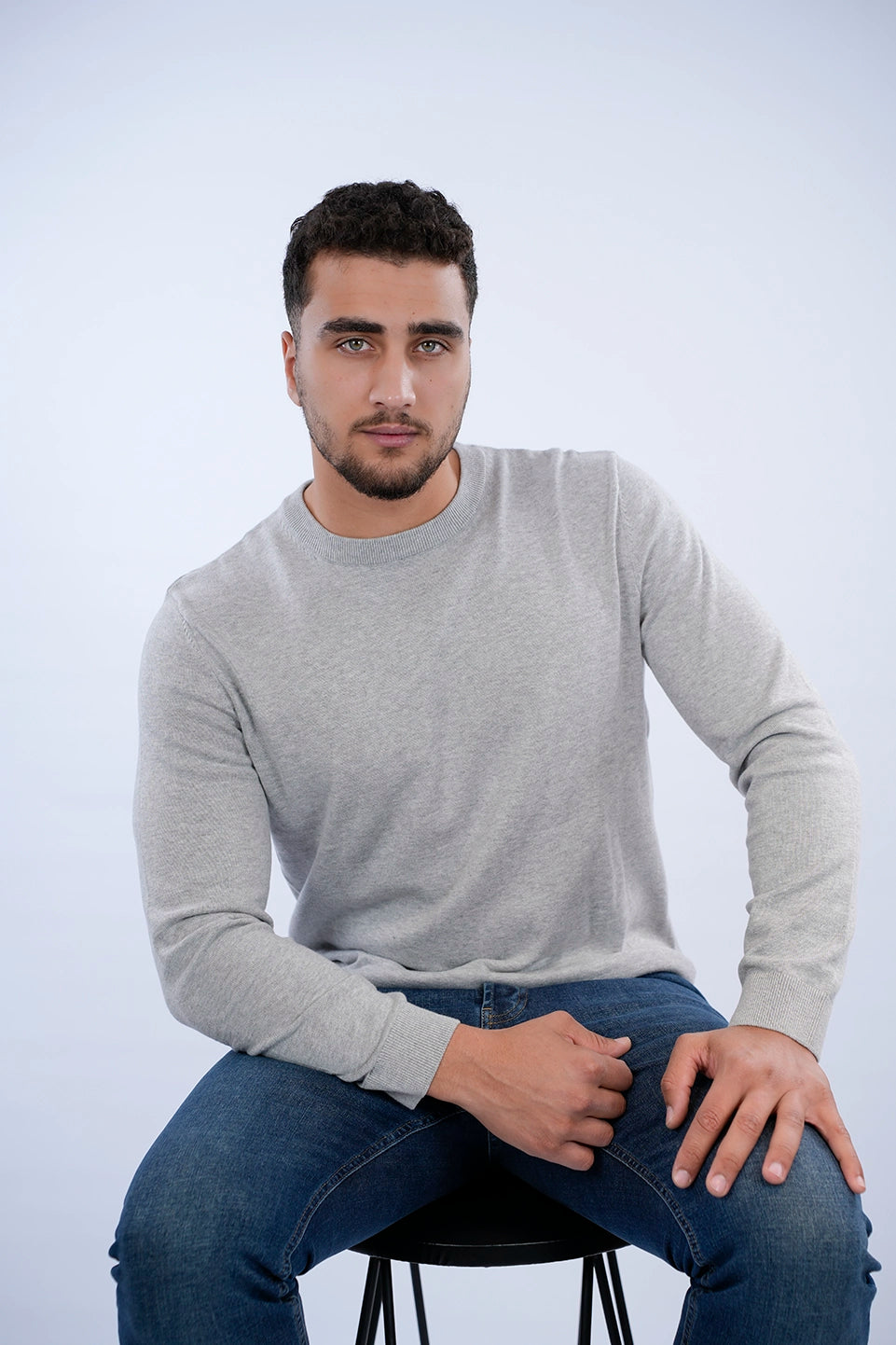 Tom Tailor Grey Basic Round Neck