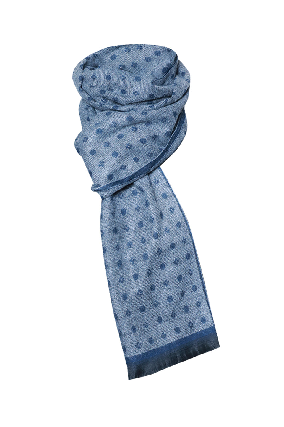 Blue Plaid Soft Scarf