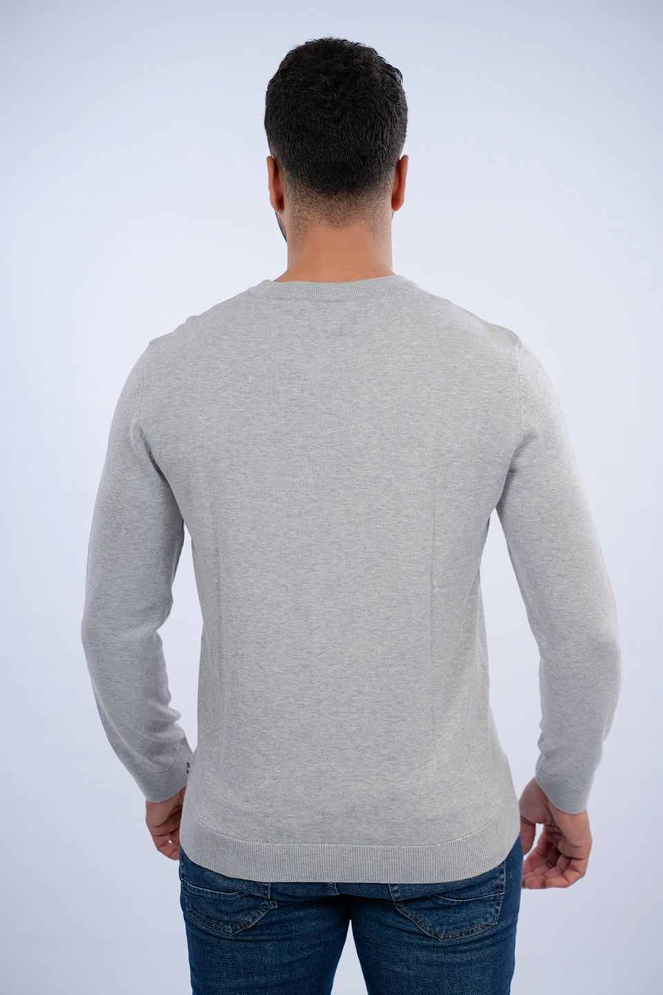 Tom Tailor Grey Basic Round Neck