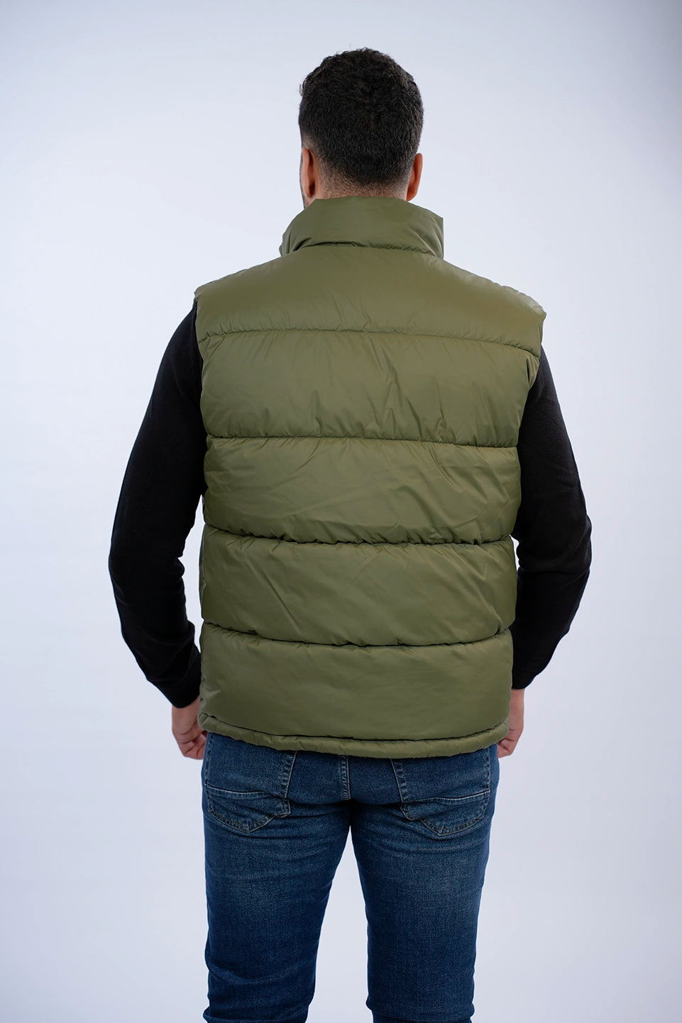 Tom Tailor Olive Puffer Vest