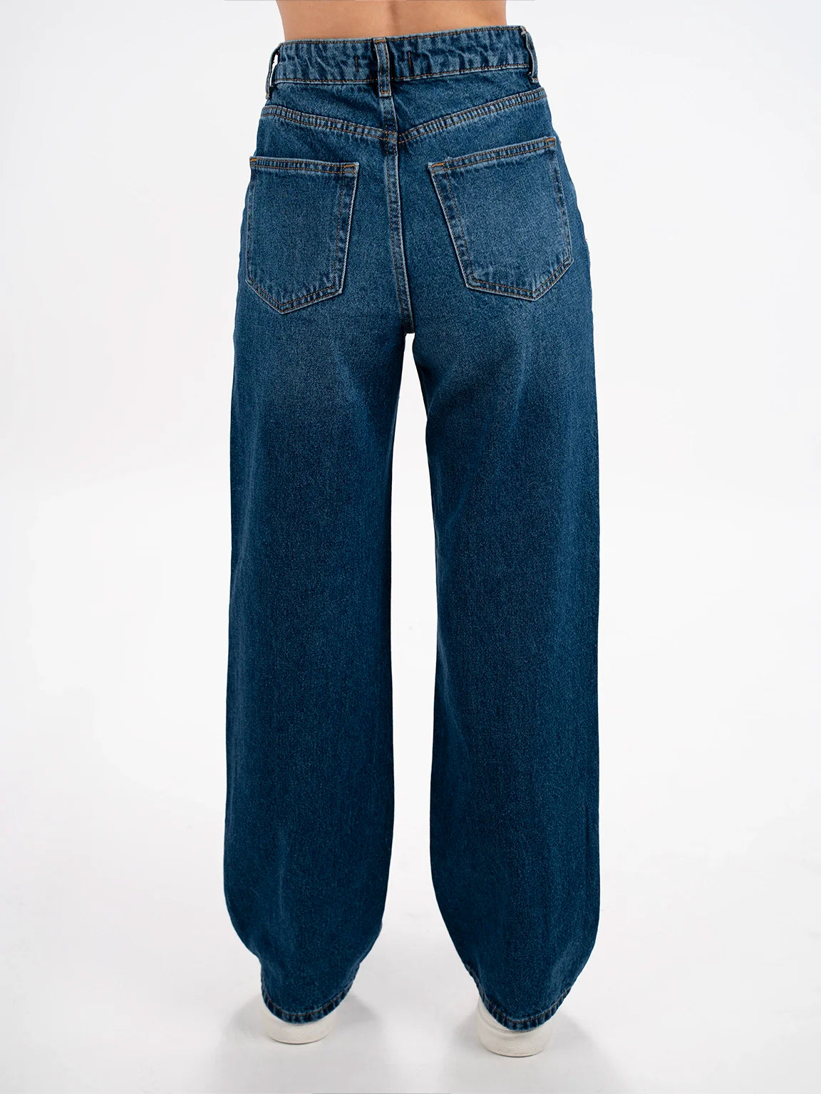 Blue Wide Leg Jeans