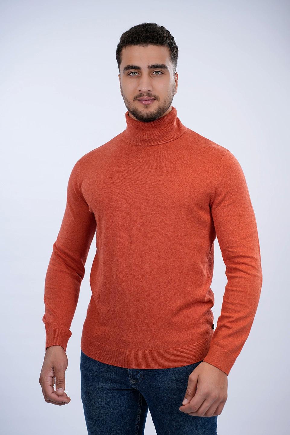 Tom Tailor Orange Turtle Neck Basic