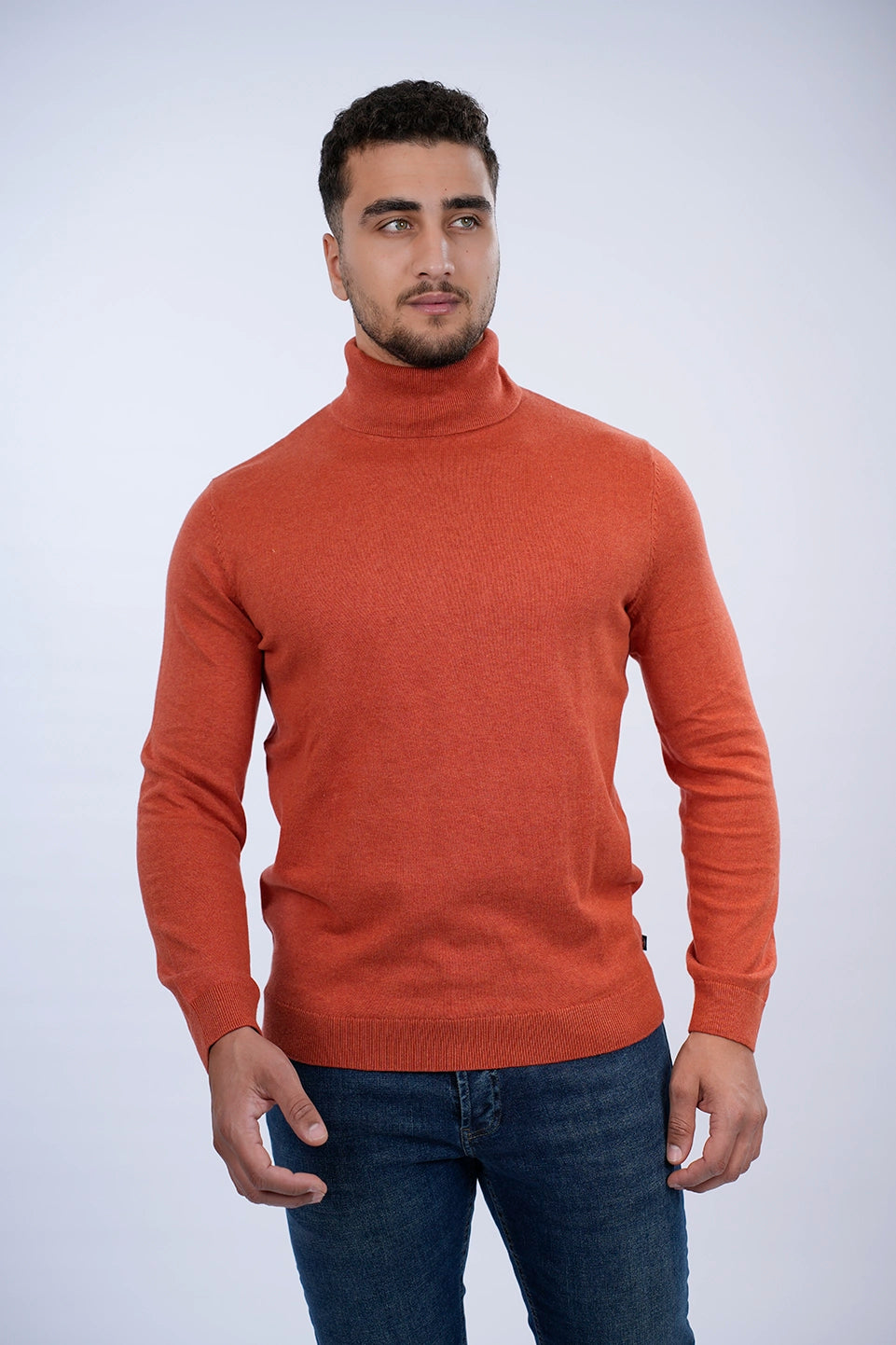 Tom Tailor Orange Turtle Neck Basic