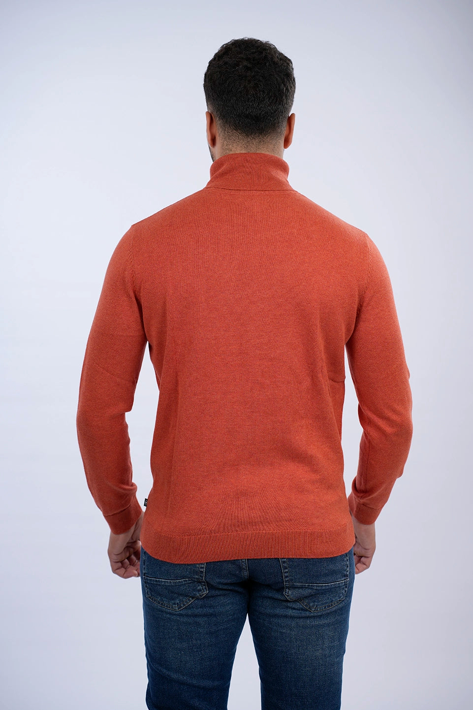 Tom Tailor Orange Turtle Neck Basic