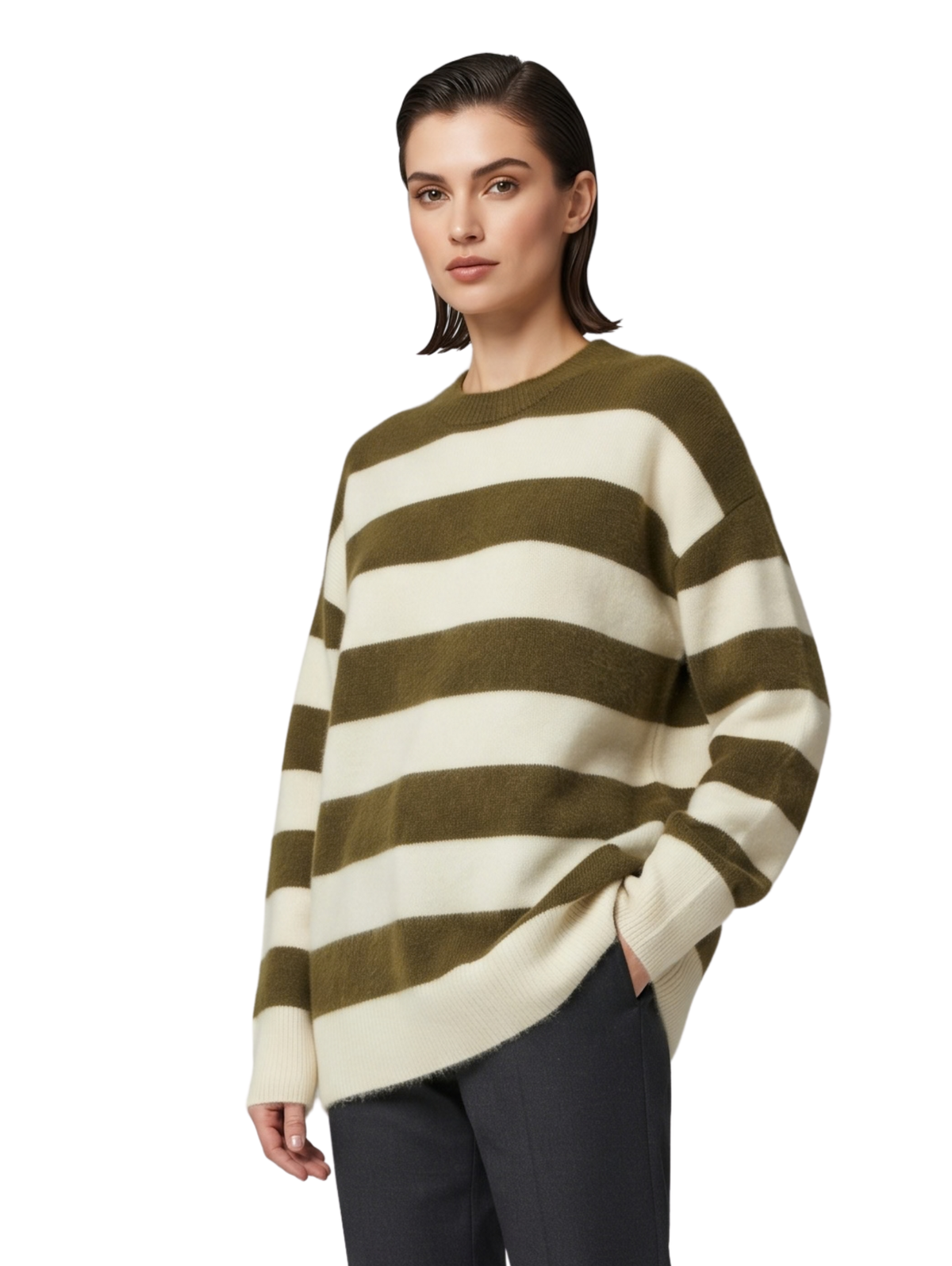 Olive Oversized Pullover