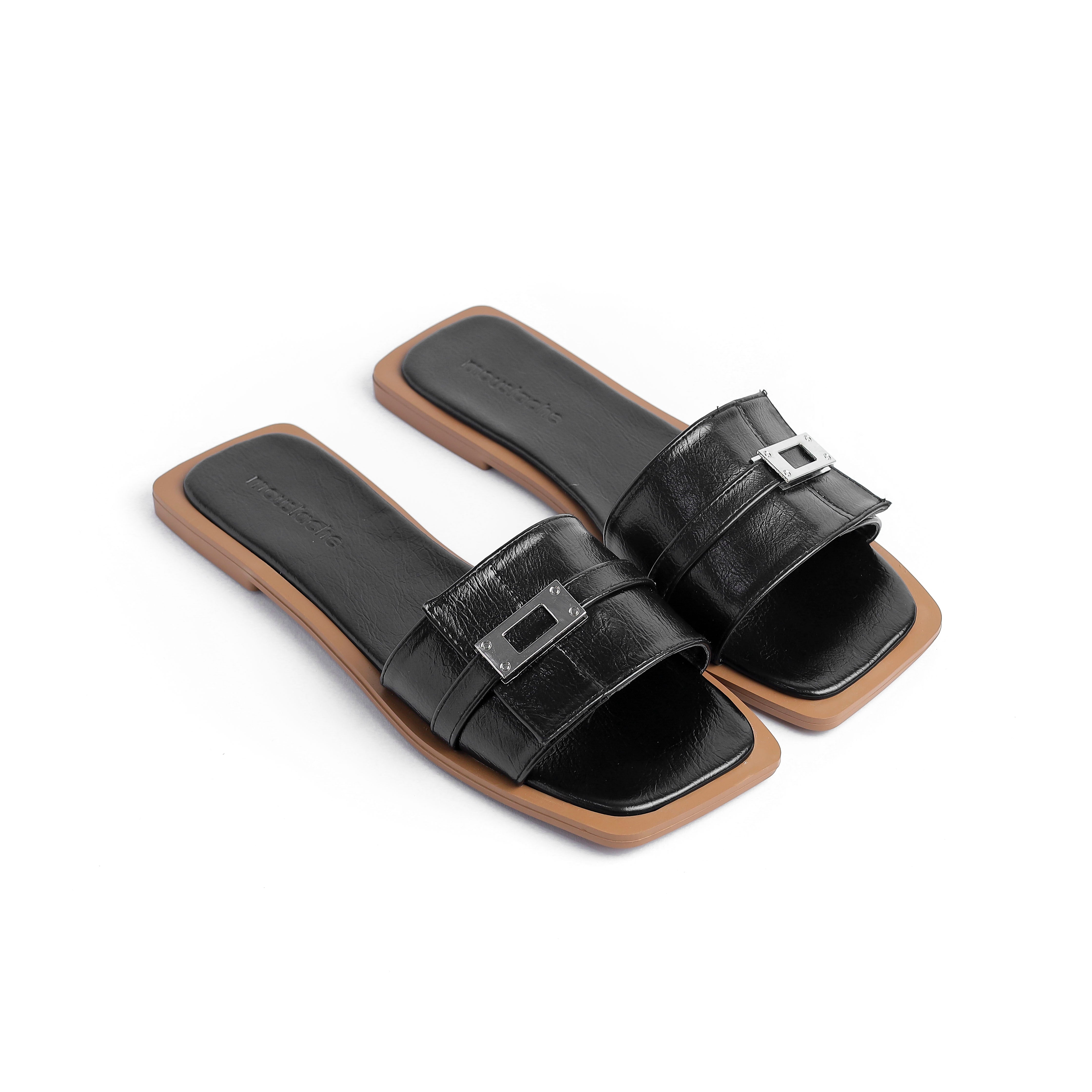 Classic Black Slide Slipper