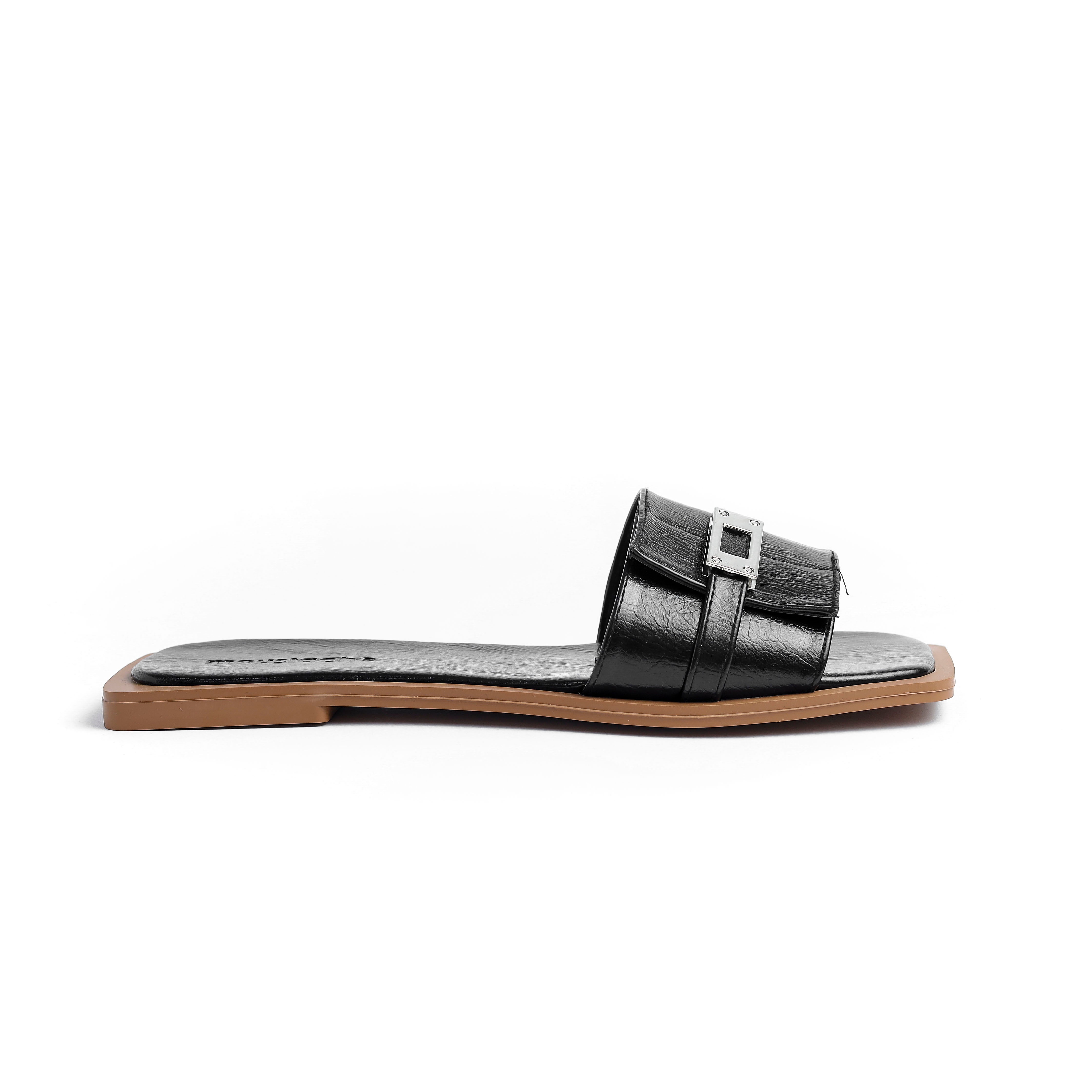 Classic Black Slide Slipper