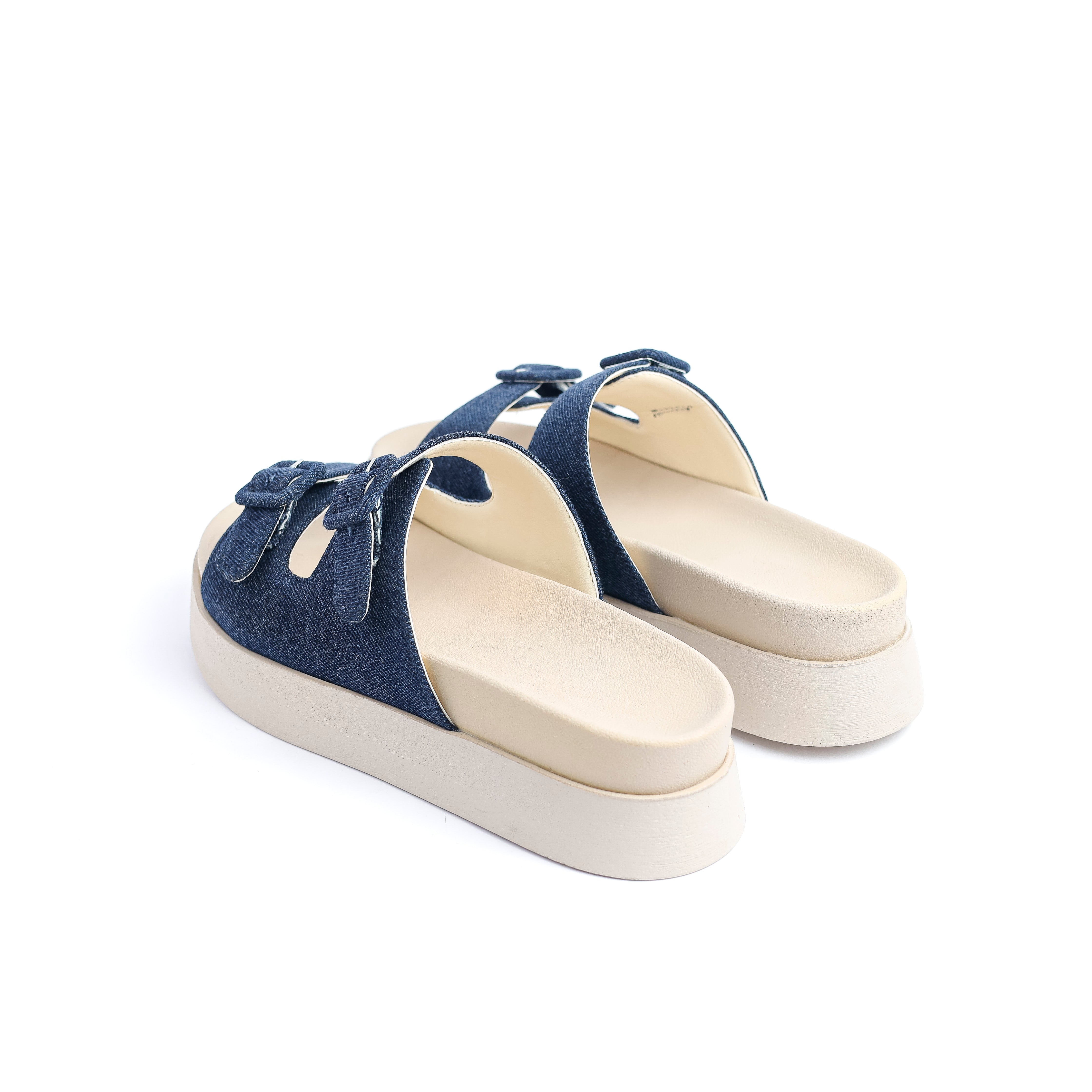 Jeans Slipper With Two Straps