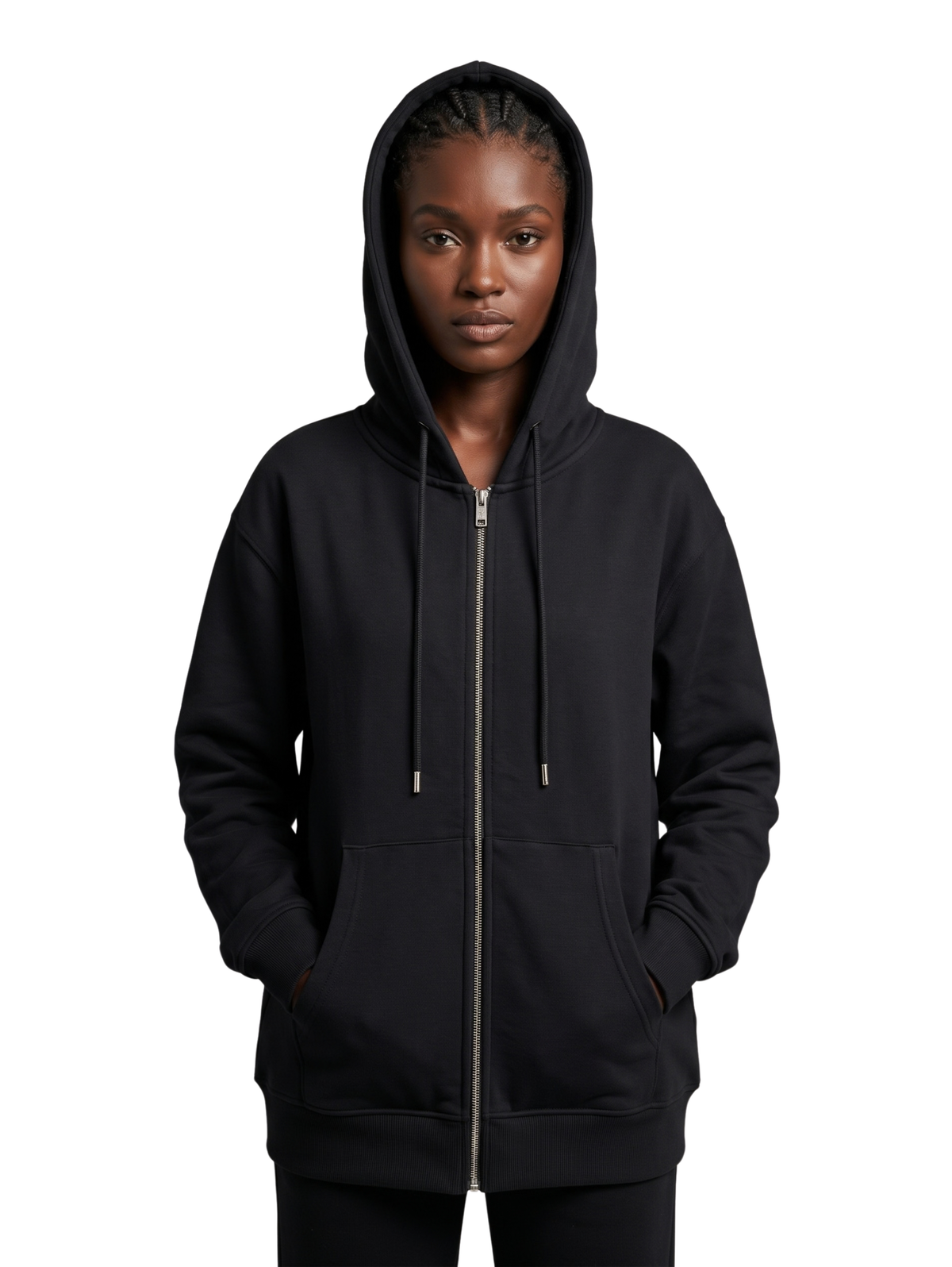 Black Hooded Jacket
