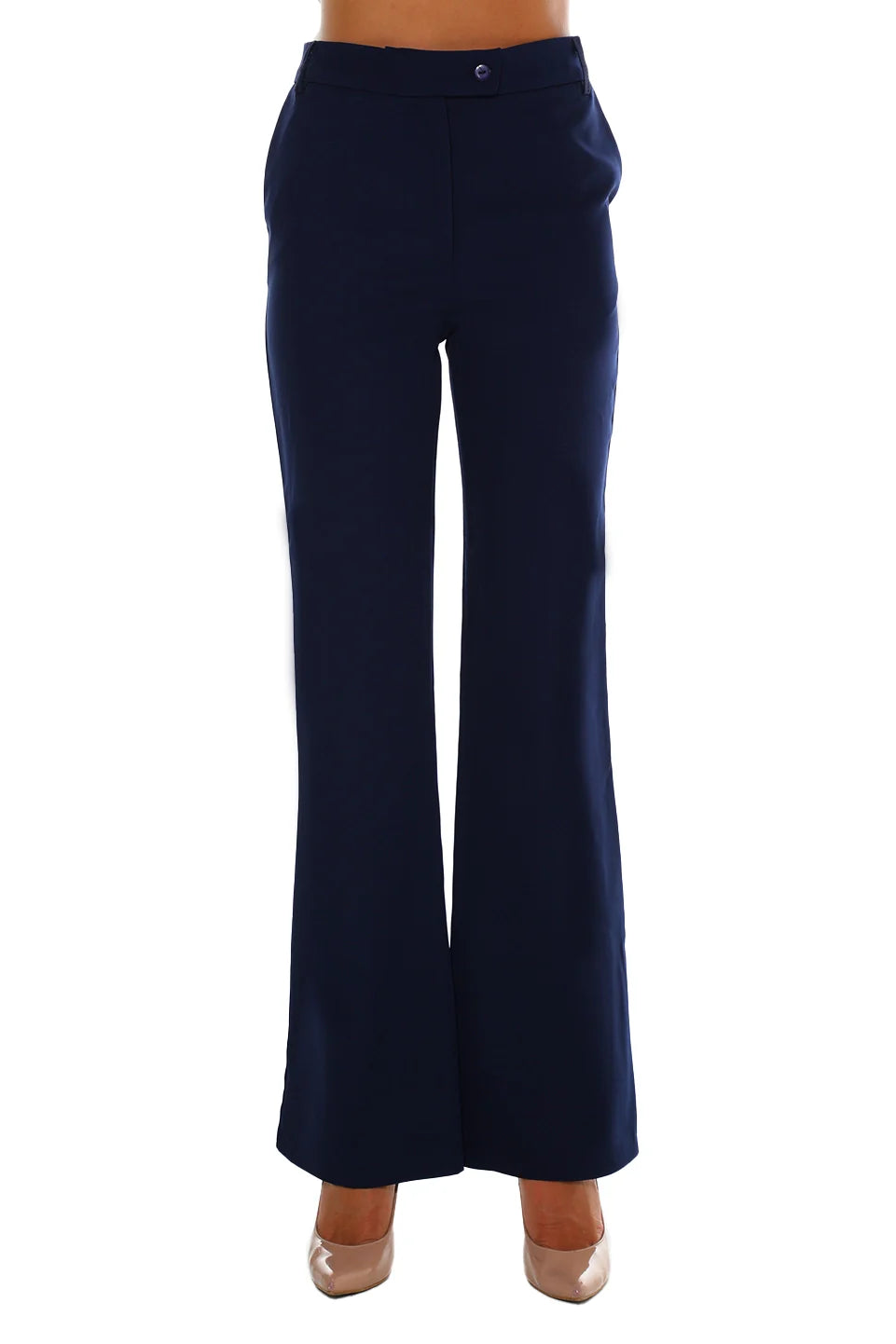Classic Navy Flare Pants