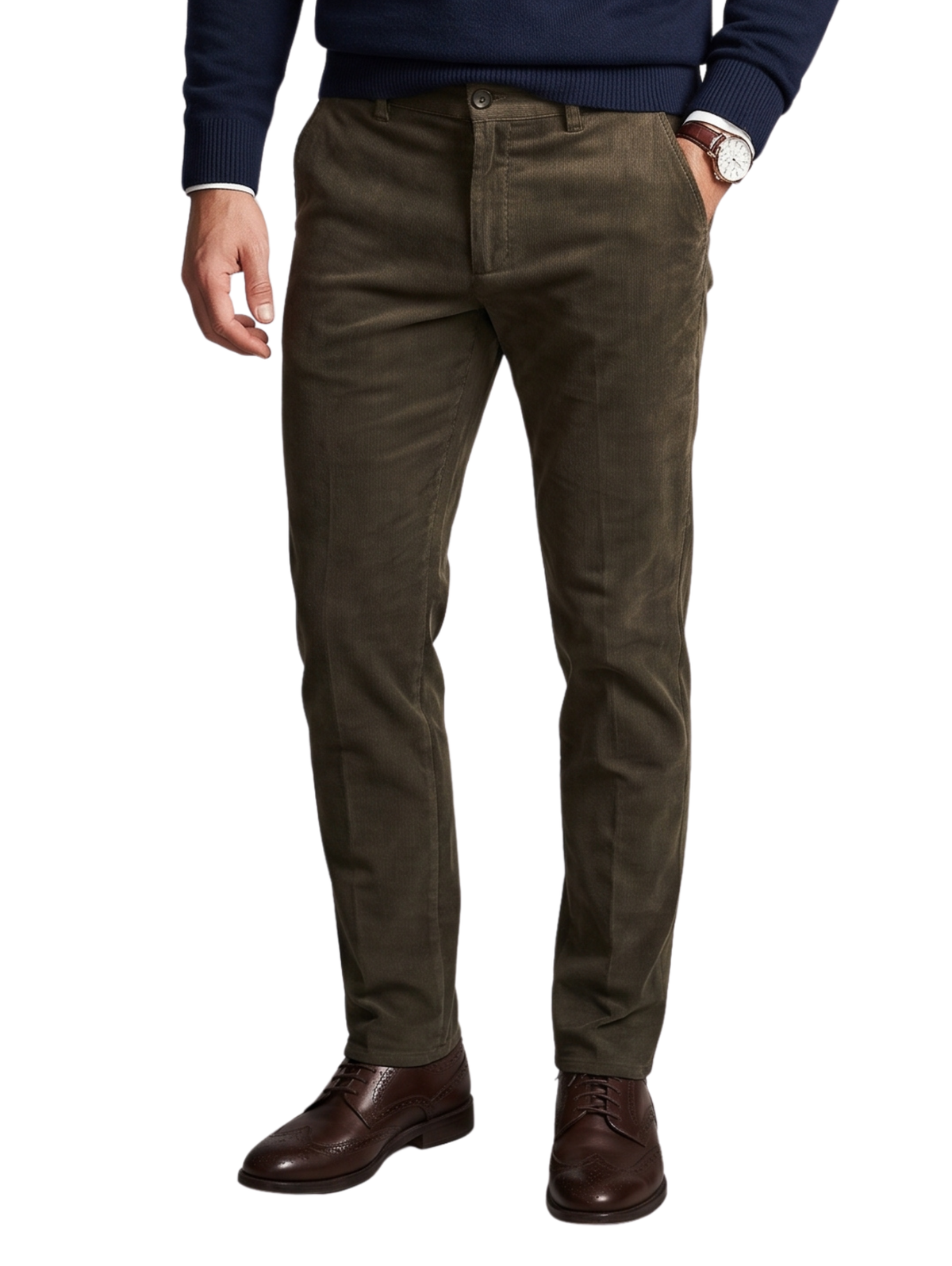 Camel Slim-Straight-Fit Pant