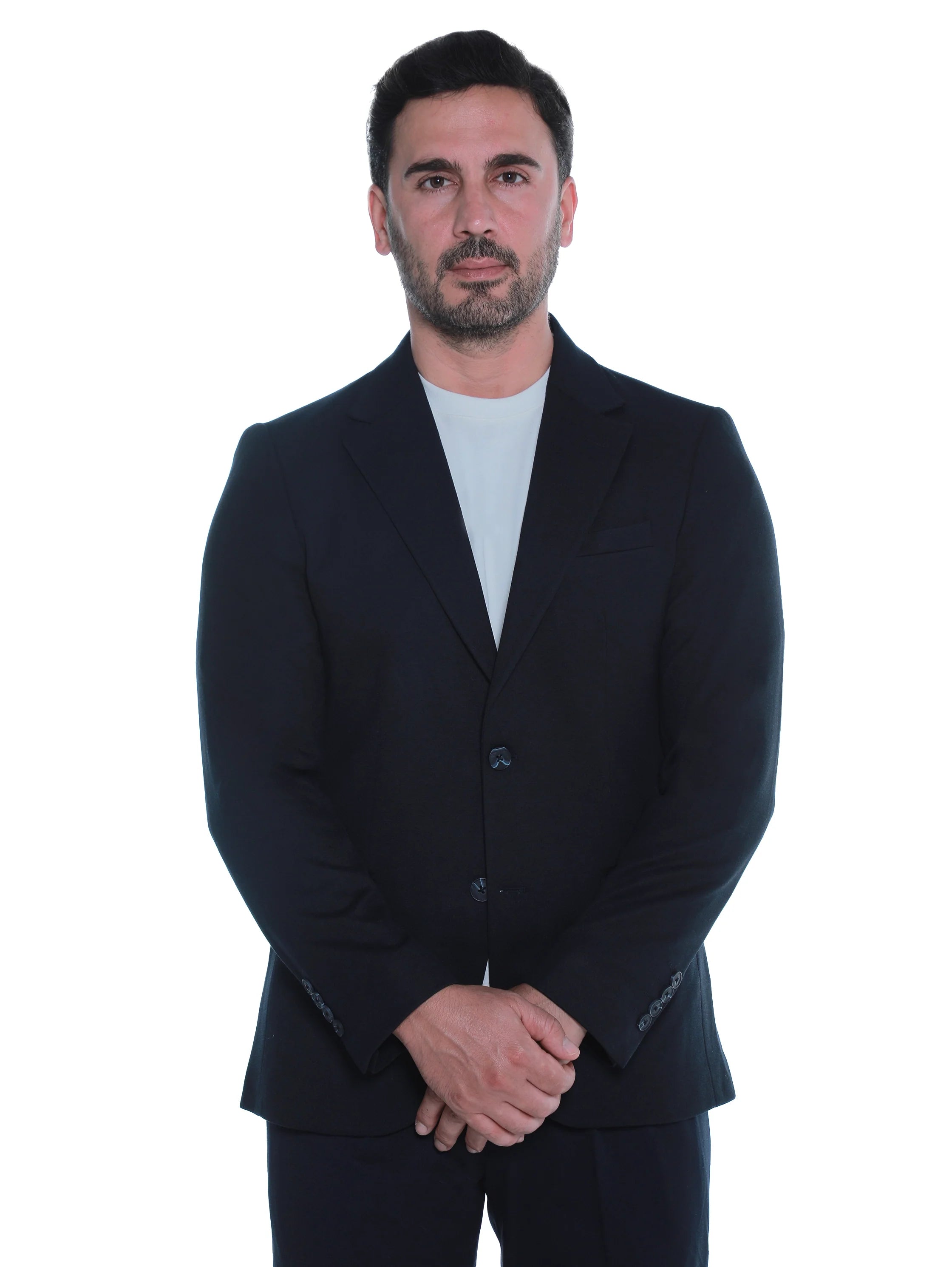 Smart Casual Navy Blazer With Two Button To Close