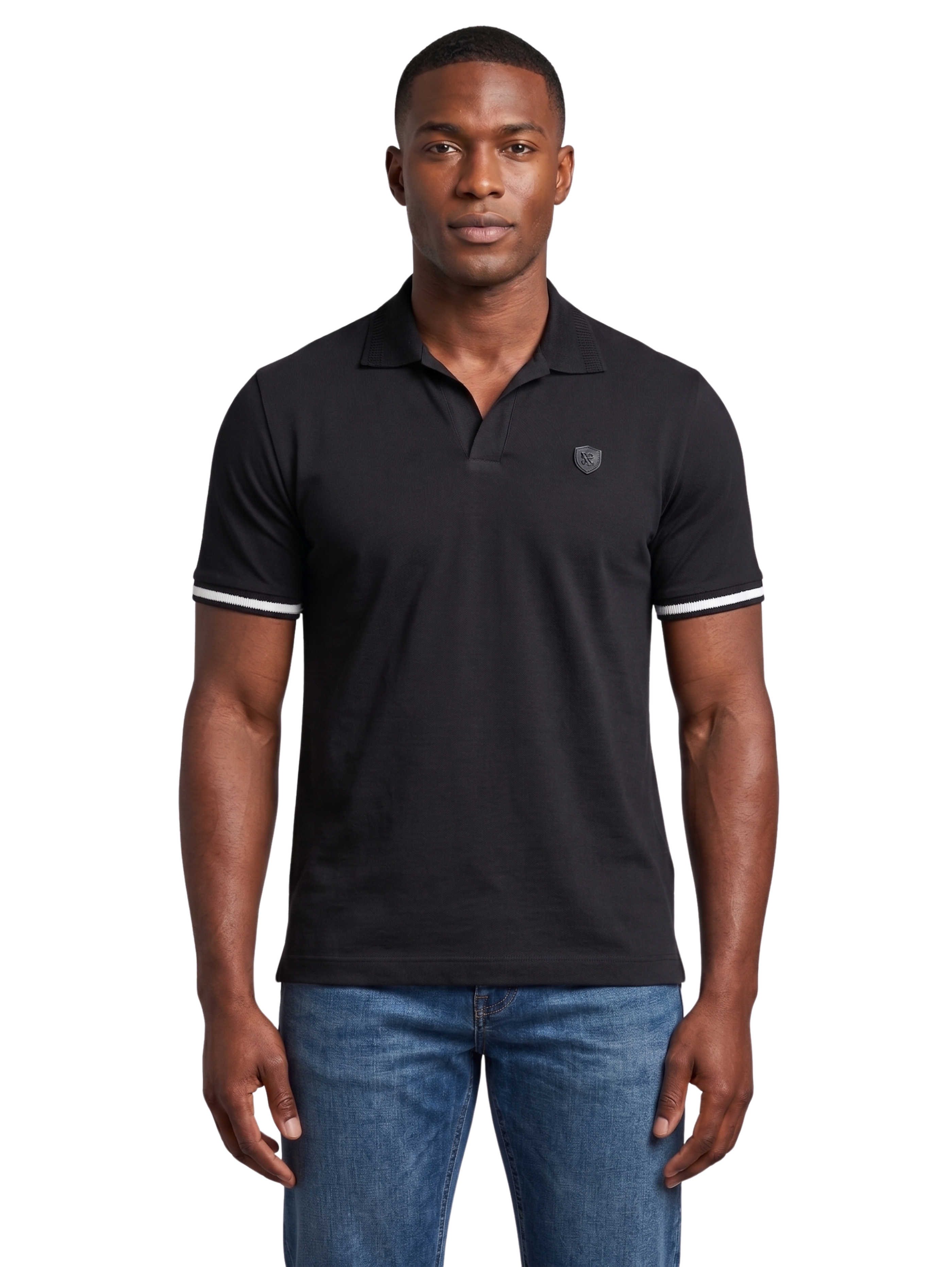 トップス polo slim fit t shirts xs xint men polo s26 502339S26-2-black
