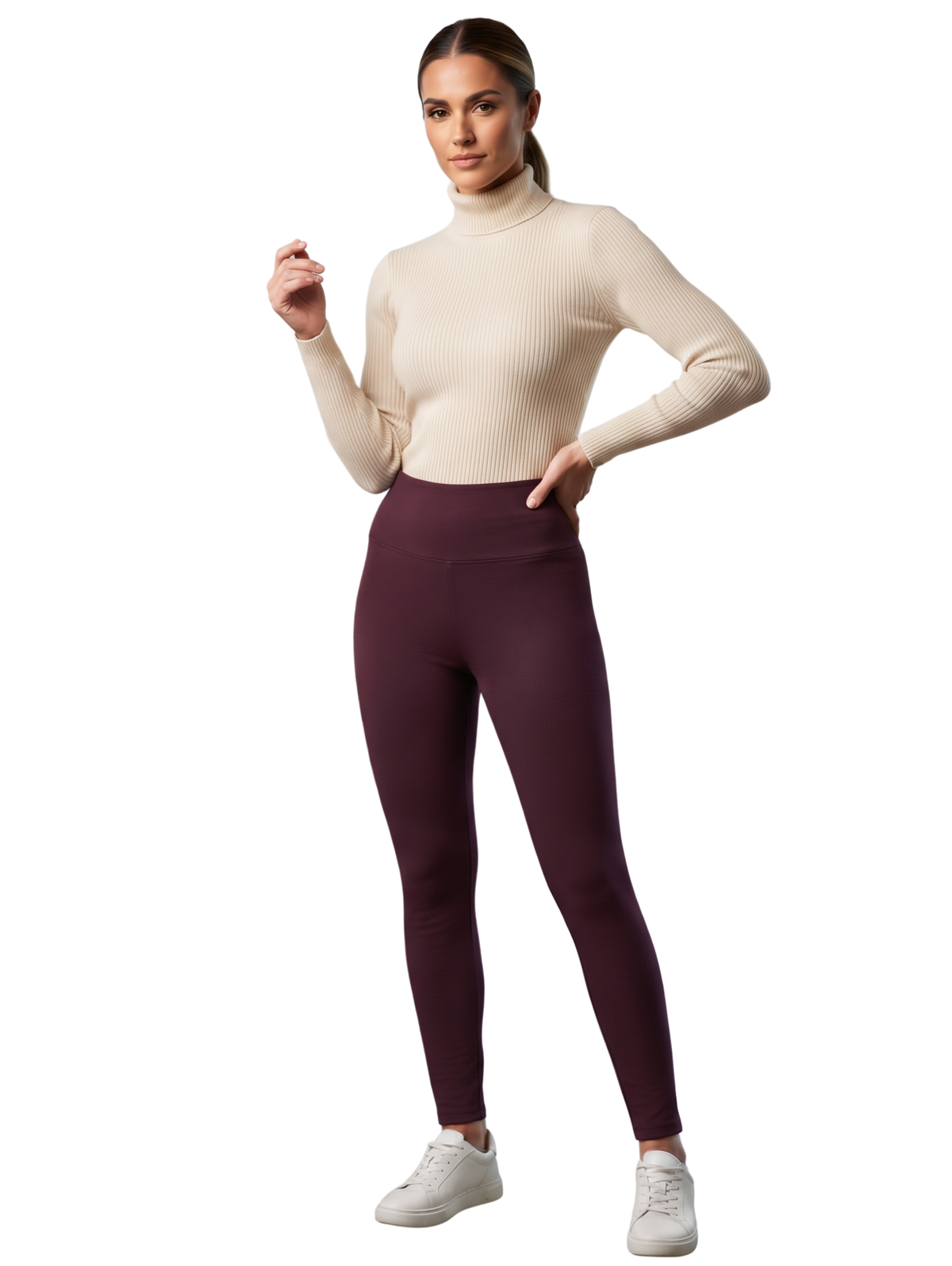 Purple High-Waisted Legging