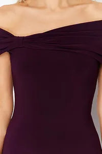 Trendyol Plum Crop Blouse With Flexible Open Collar