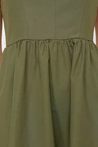 Trendyol Khaki Dress With Side Pockets