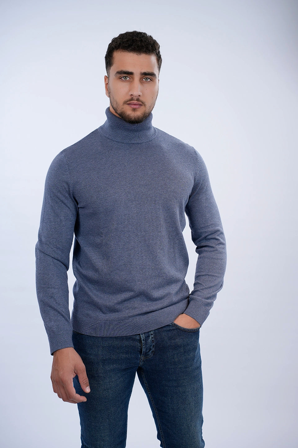 Tom Tailor Dark Grey Turtle Neck Basic