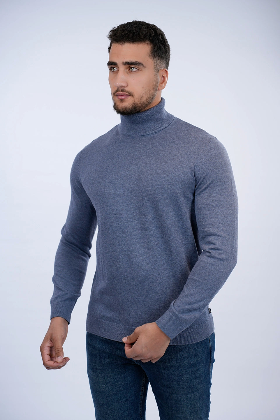 Tom Tailor Dark Grey Turtle Neck Basic