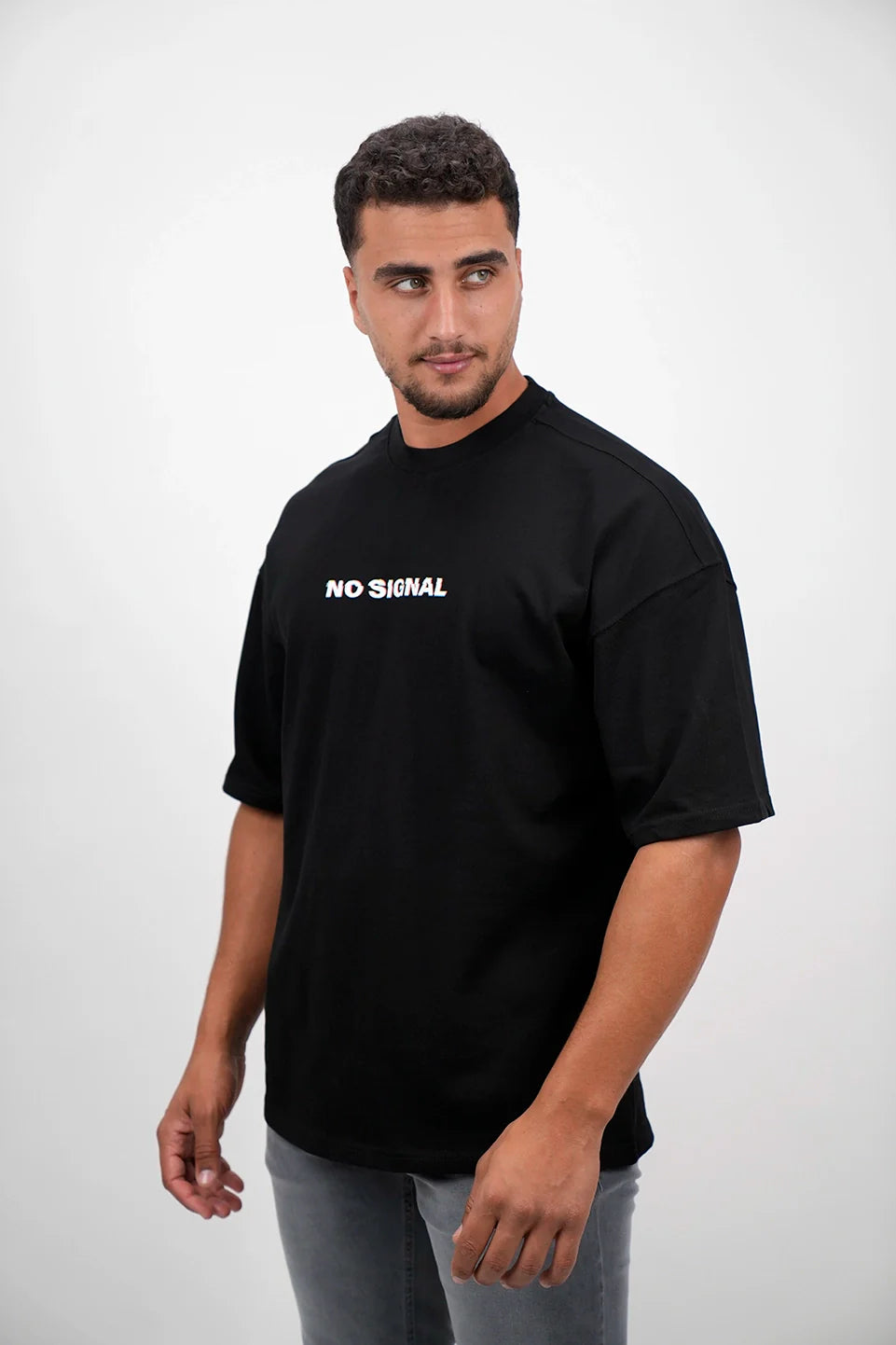 Oversized Black Short Sleeved T-shirt