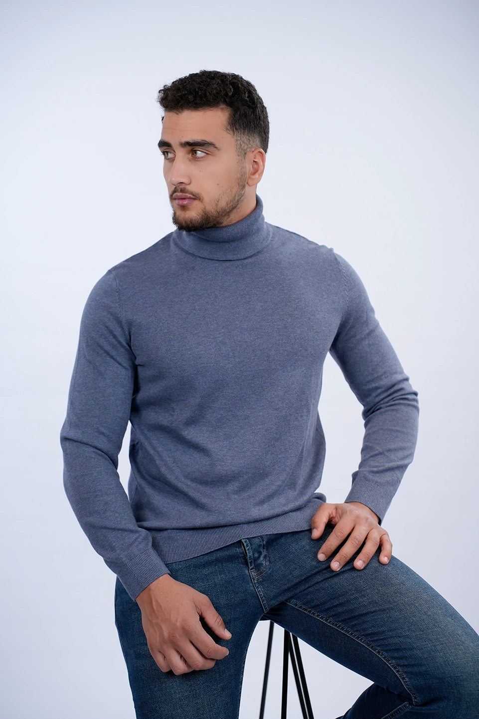 Tom Tailor Dark Grey Turtle Neck Basic