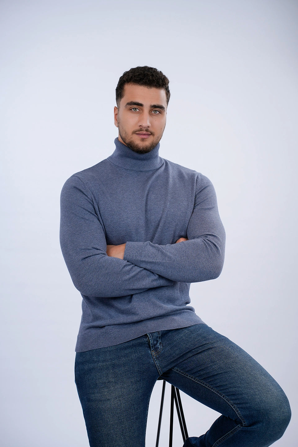 Tom Tailor Dark Grey Turtle Neck Basic