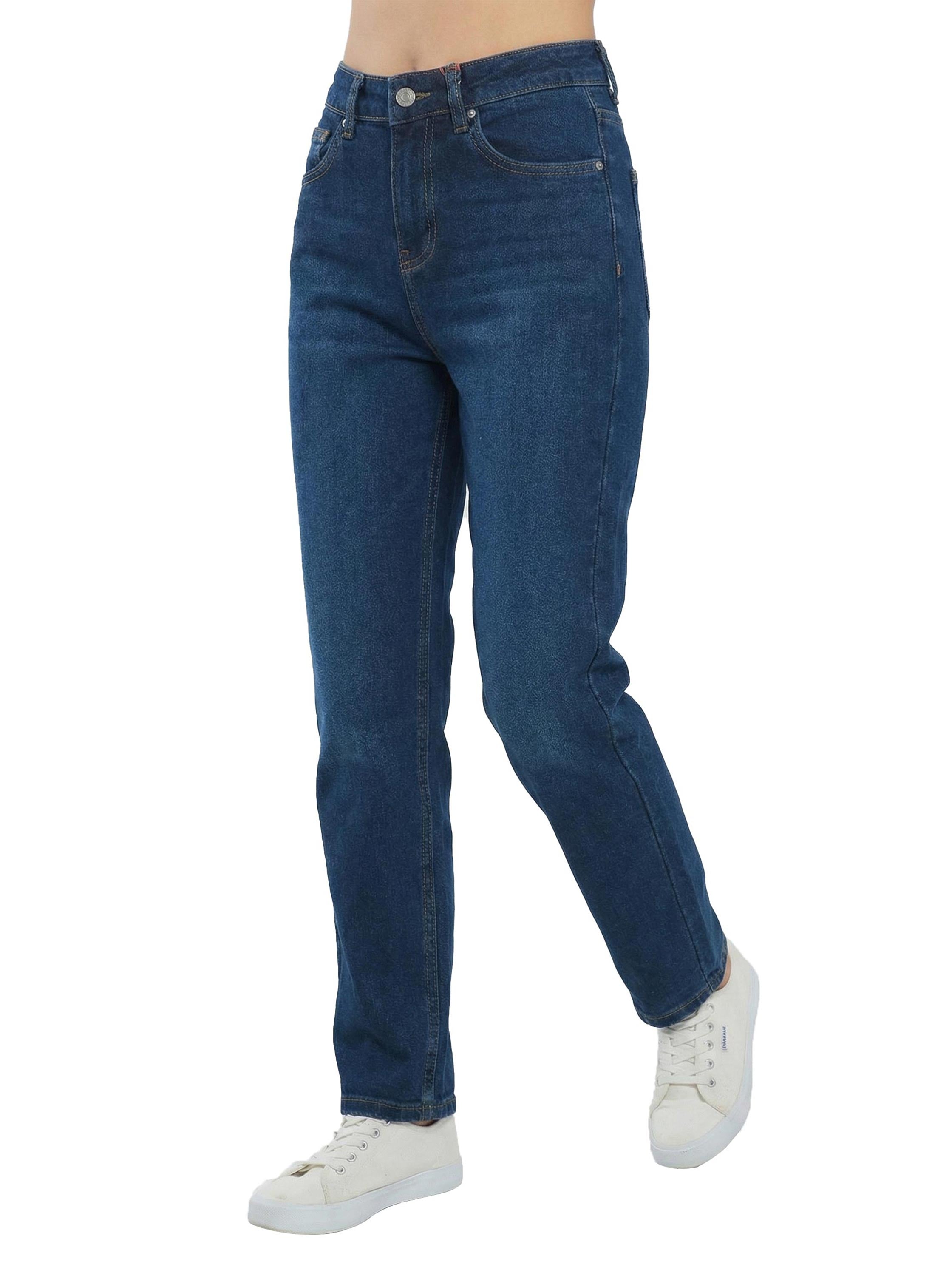 Dark Blue Mom Fit Jeans