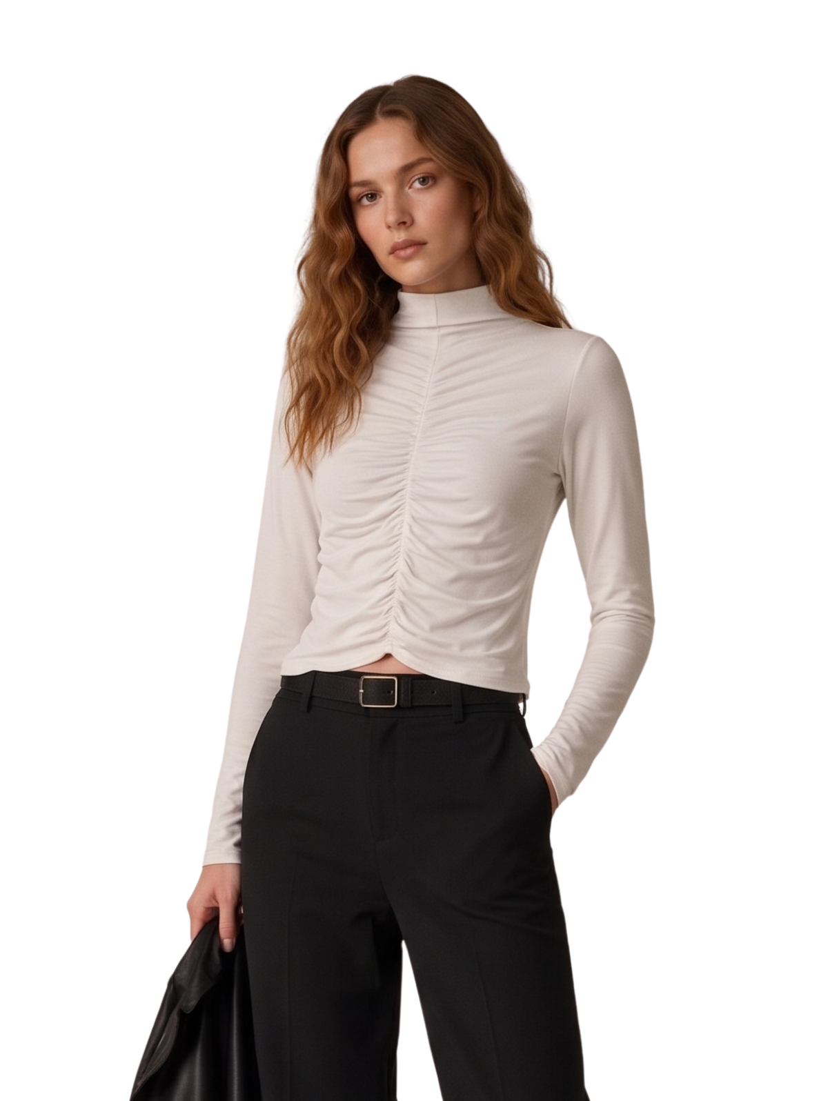 White Long Sleeves Top