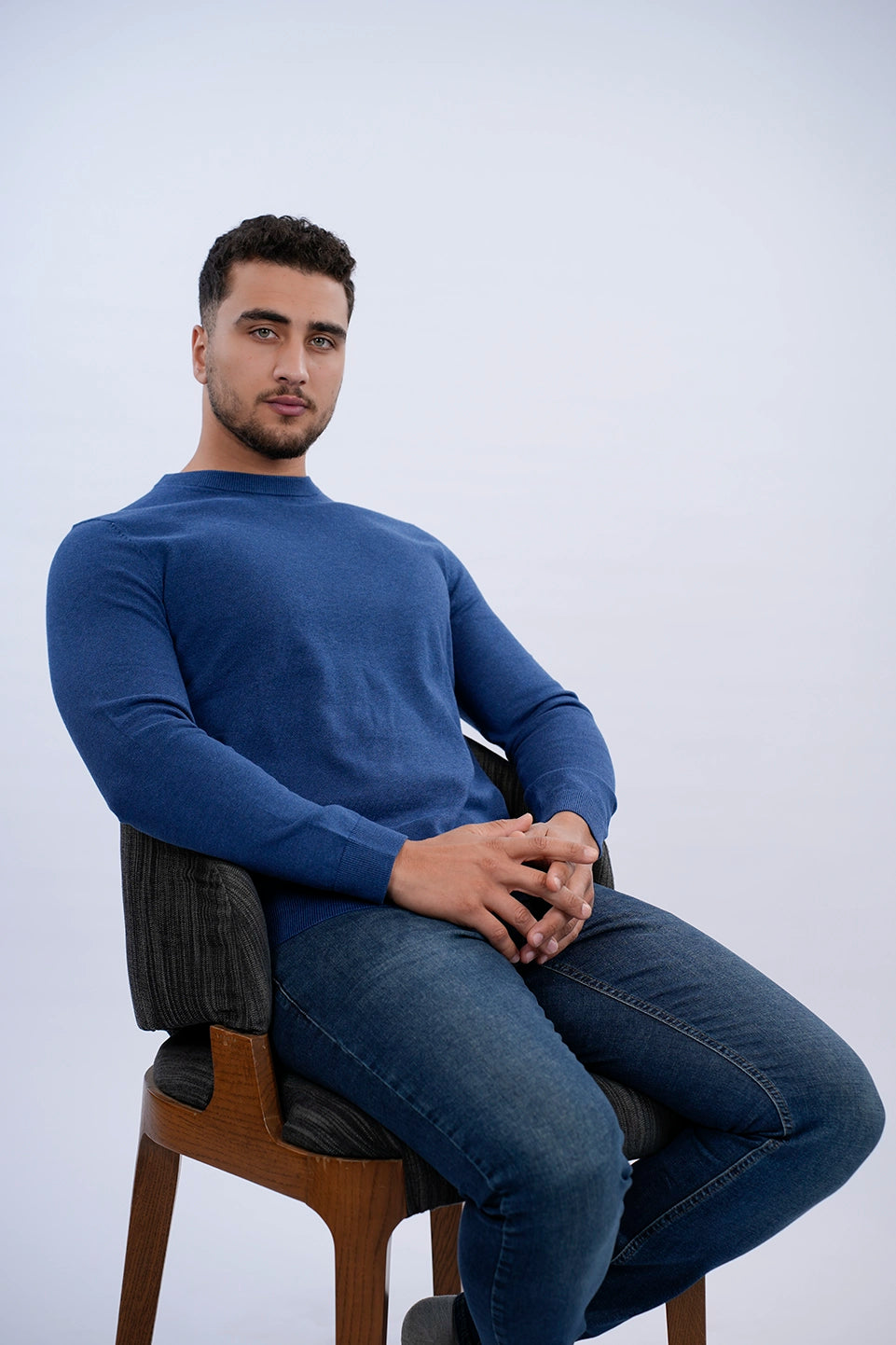 Tom Tailor Blue Basic Round Neck