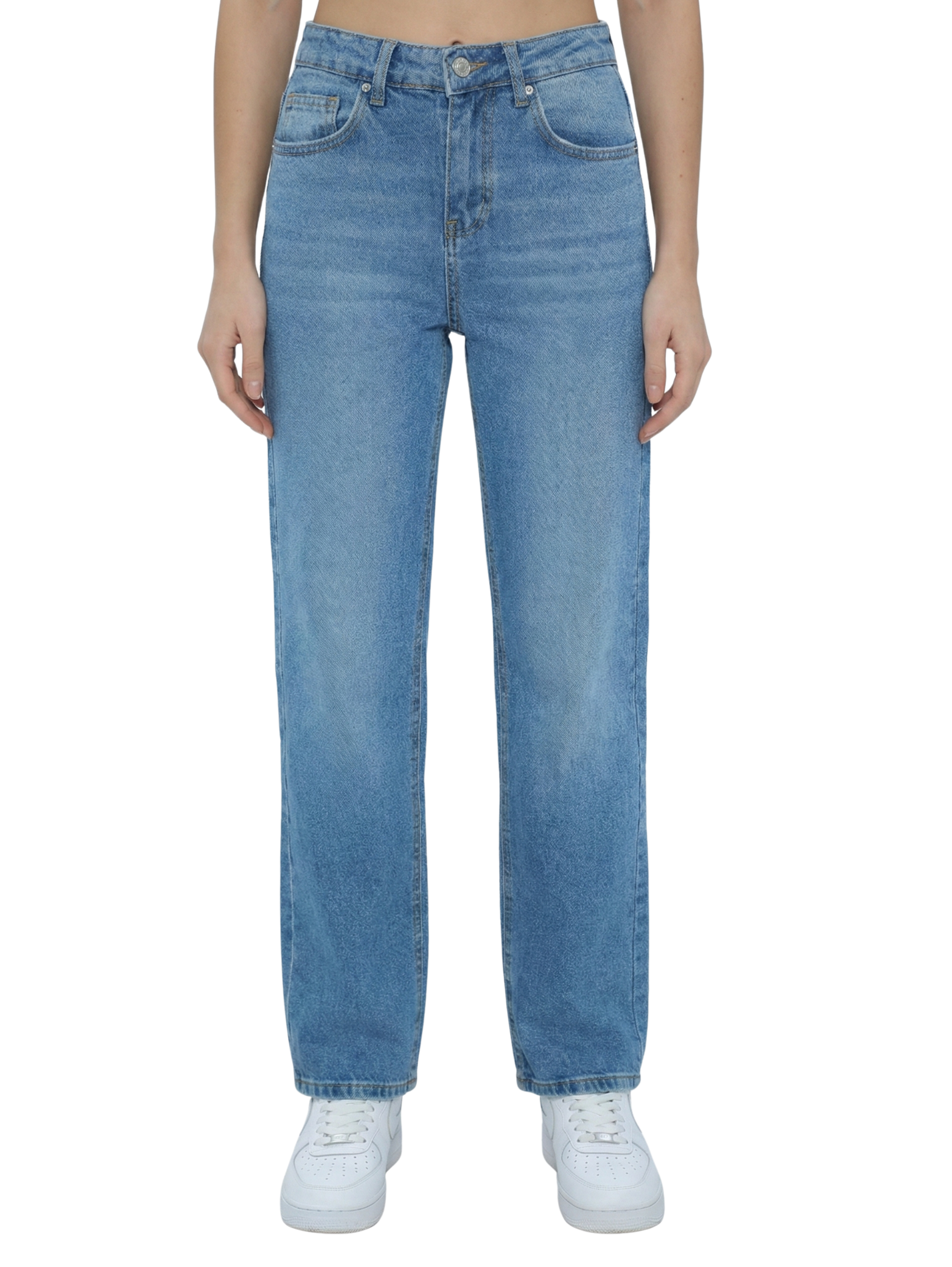 light Blue Straight Cut Jeans