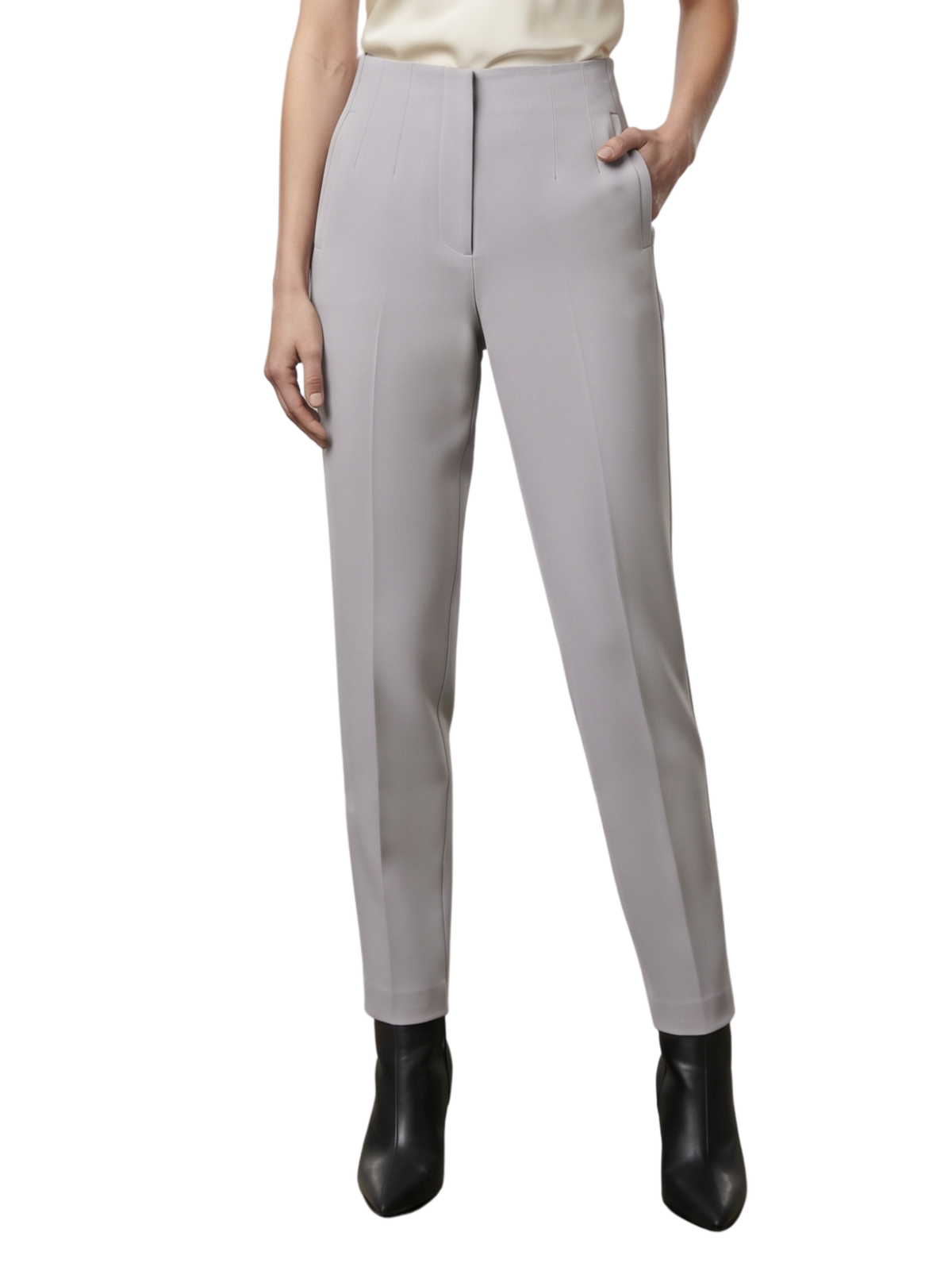 Grey Slim Tapered Leg Pant