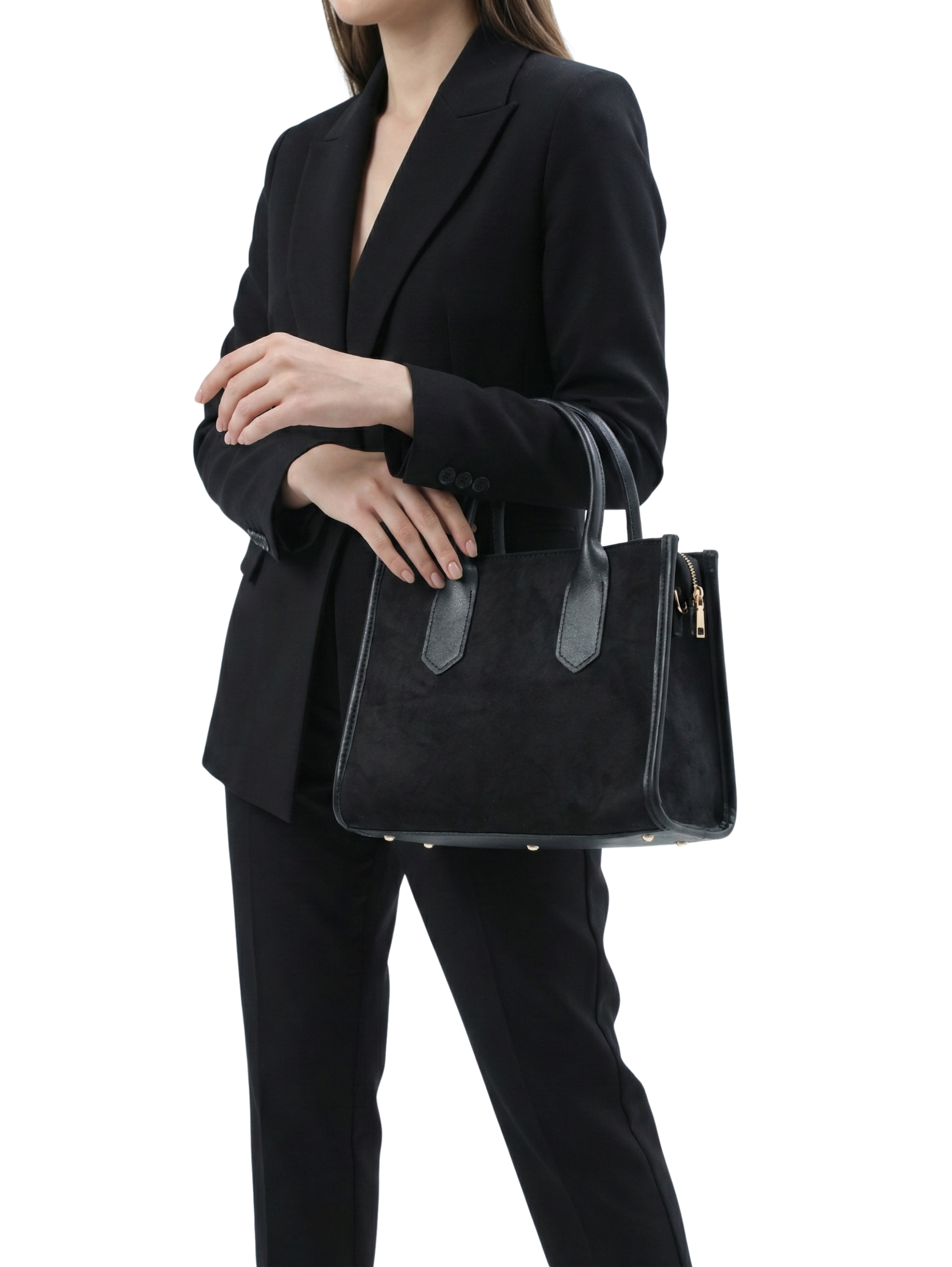 Black Rectangular Silhouette Bag