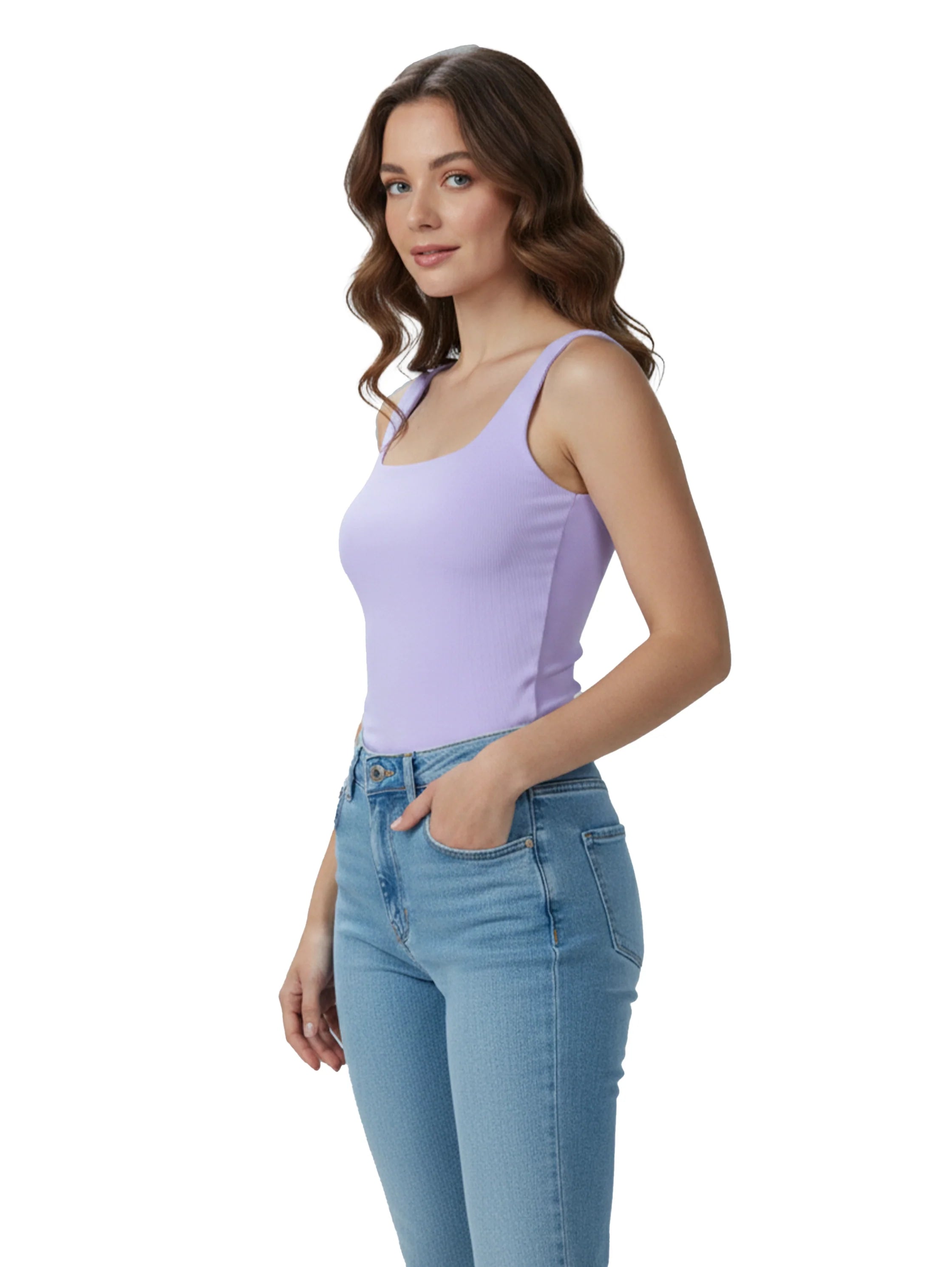 Short Sleeve Purple Basic