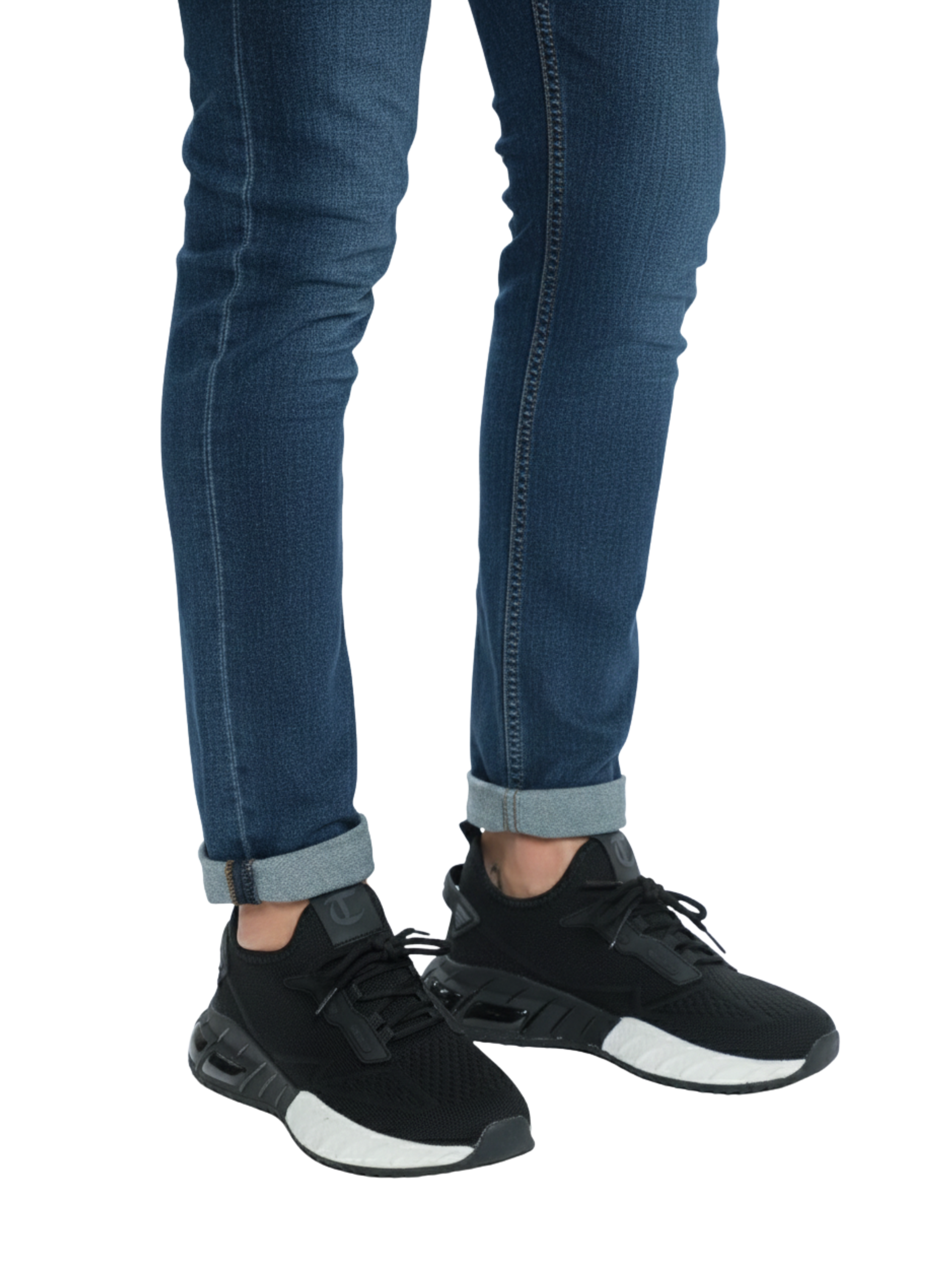 Causal Black Shoes With Laces