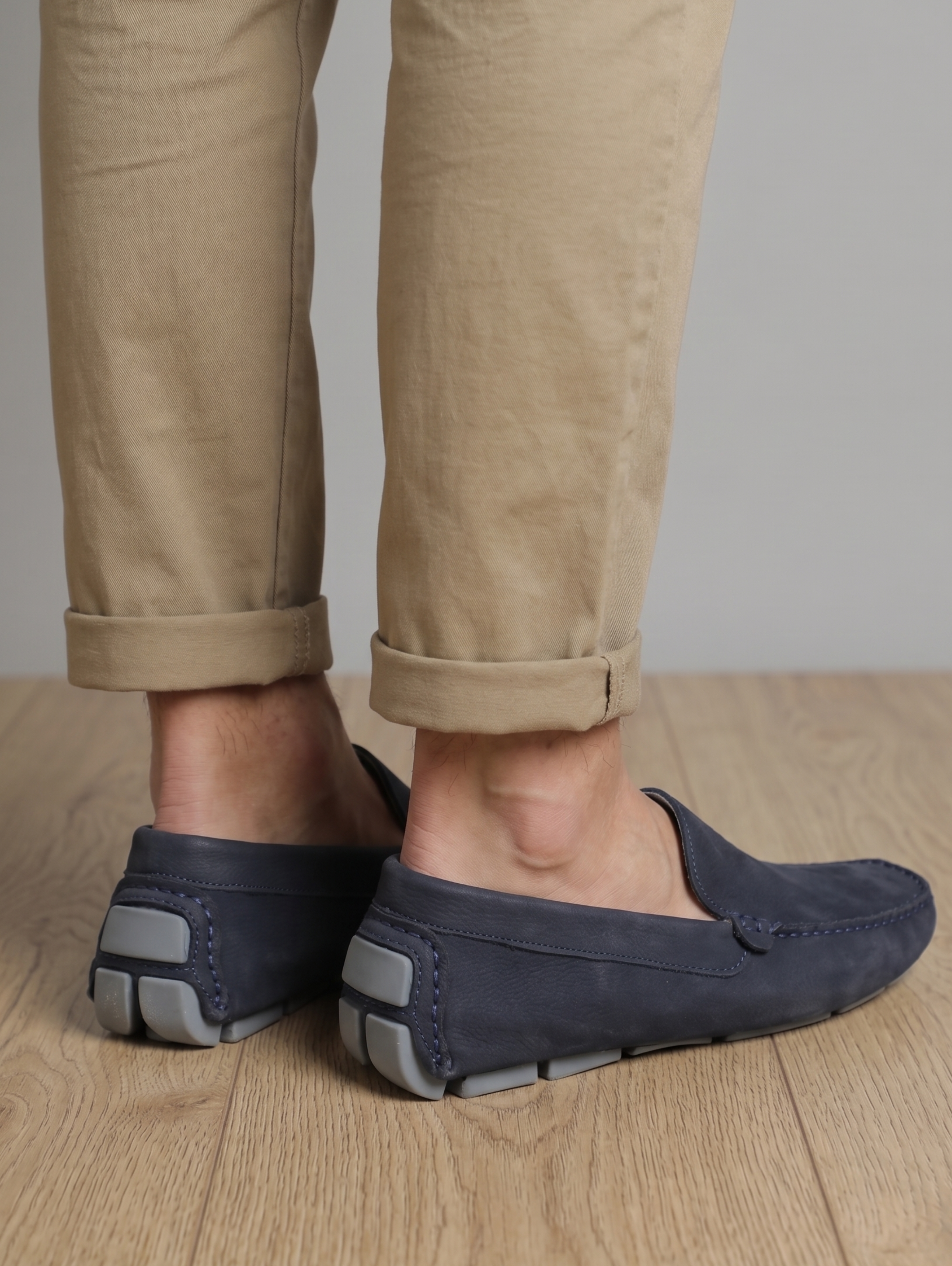 Navy Slip-On Casual Shoes