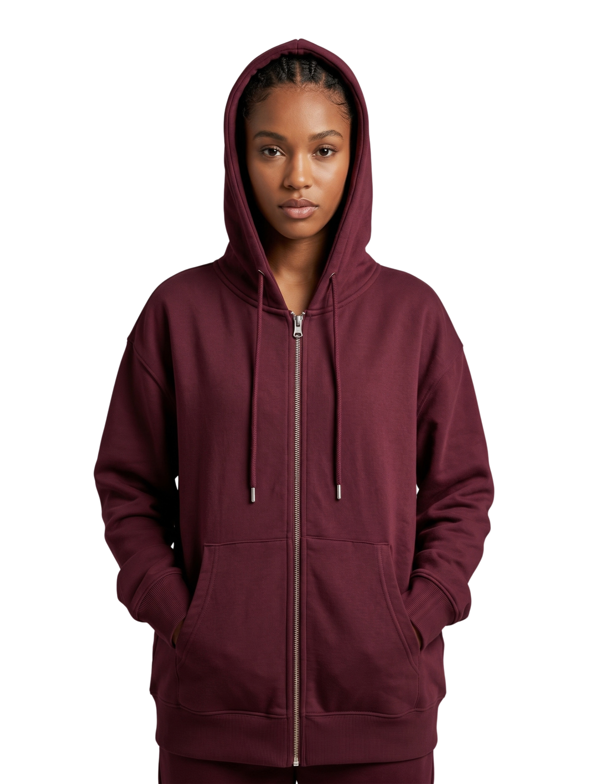 Purple Hooded Jacket