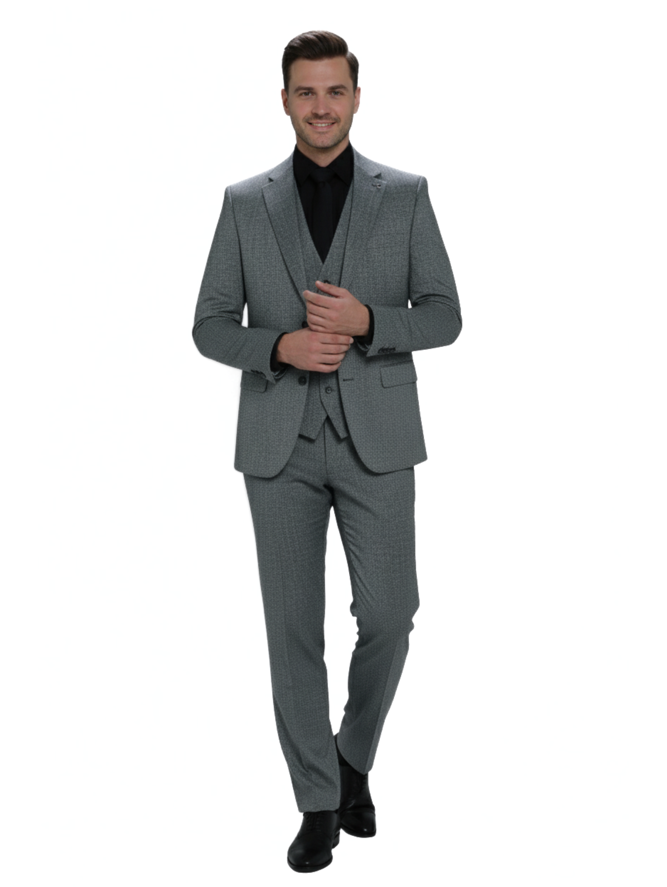 Classic Grey Slim Suit