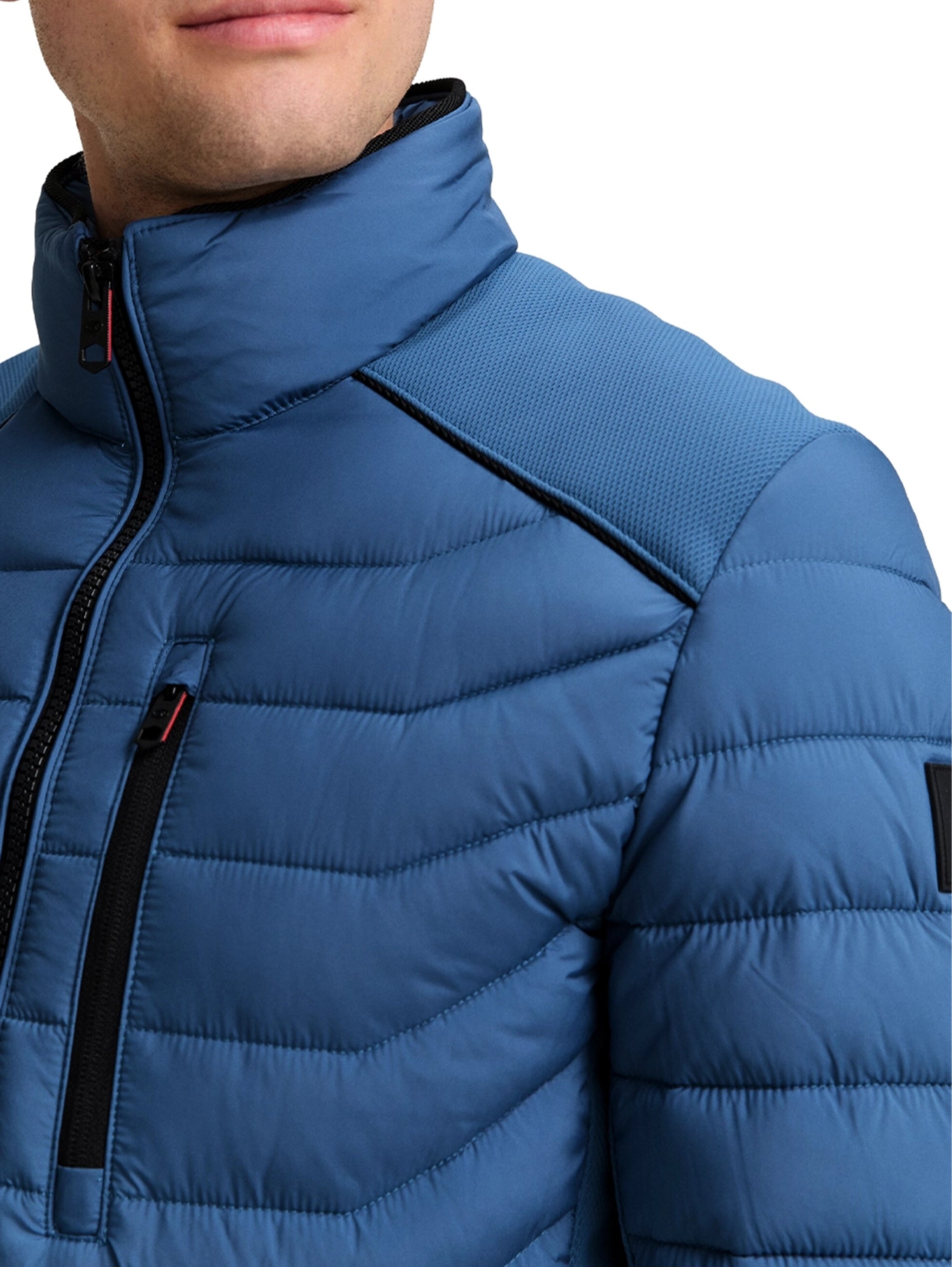 Tom Tailor Blue Jacket with Zipper To Close
