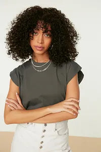 Trendyol Captain Style Cotton Antra T-shirt