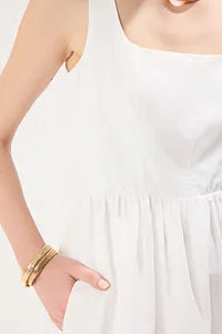 Trendyol Offwhite Dress With Side Pockets