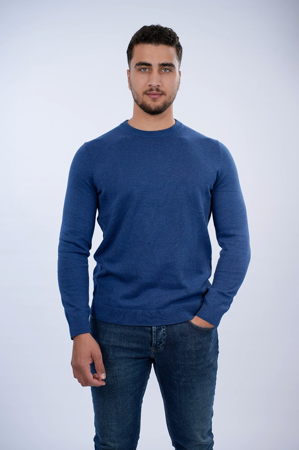 Tom Tailor Blue Basic Round Neck