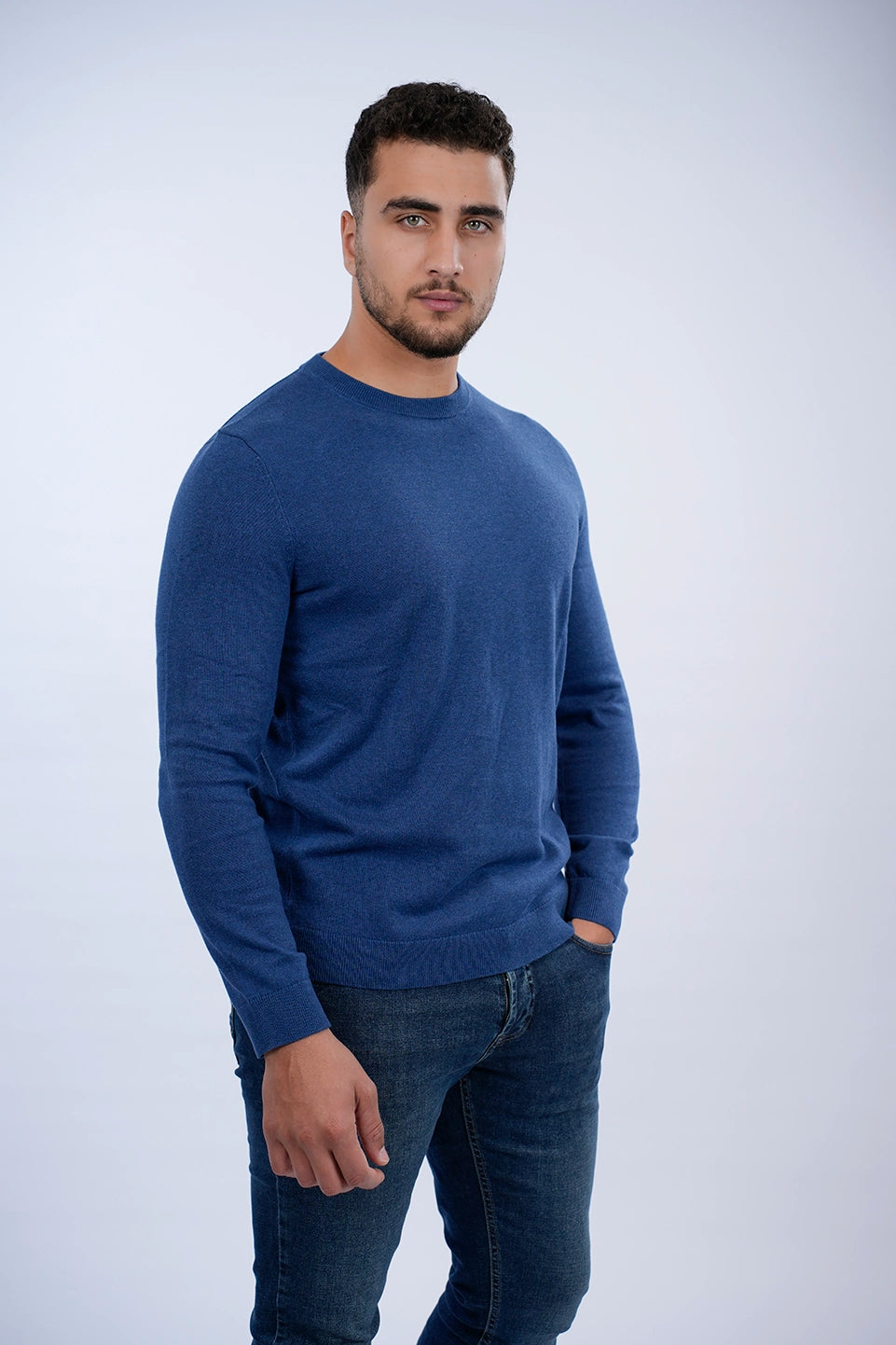 Tom Tailor Blue Basic Round Neck