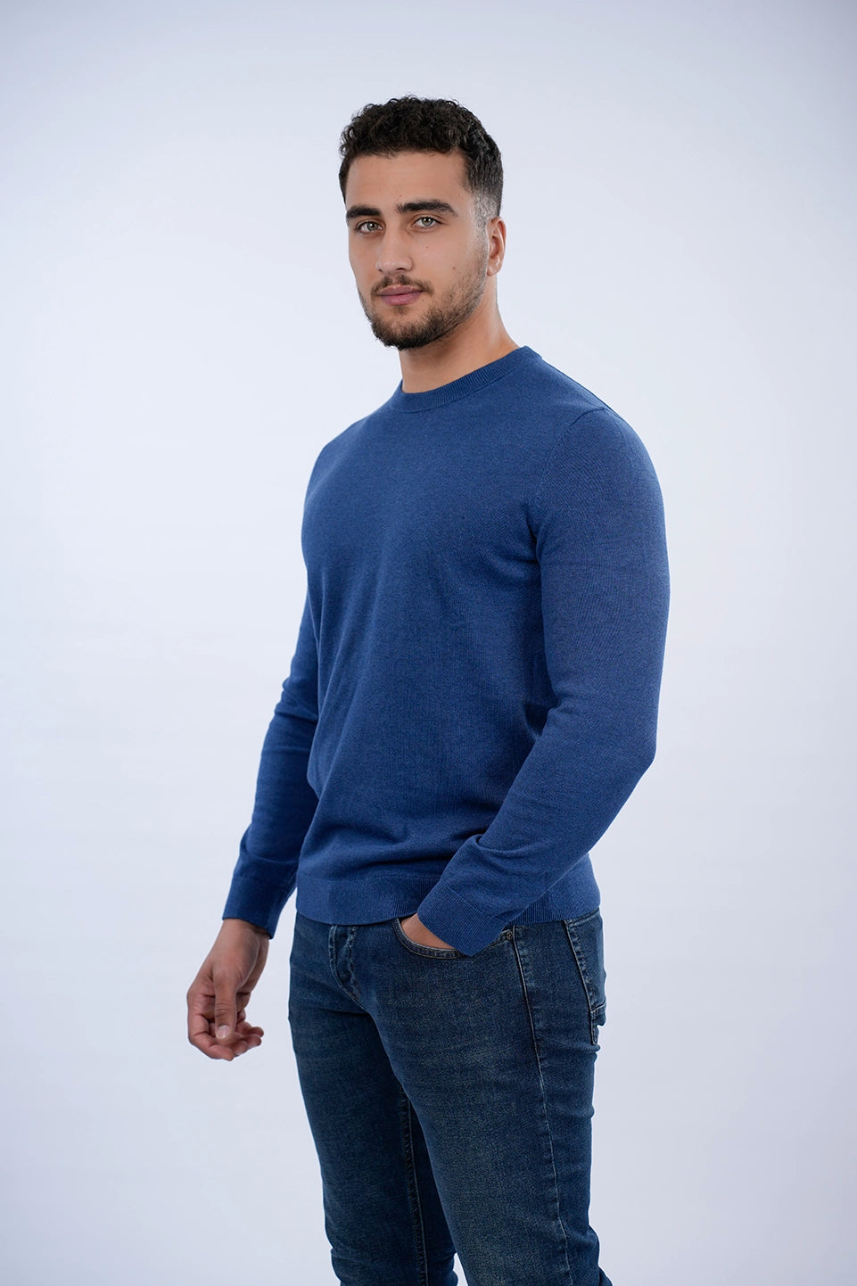 Tom Tailor Blue Basic Round Neck