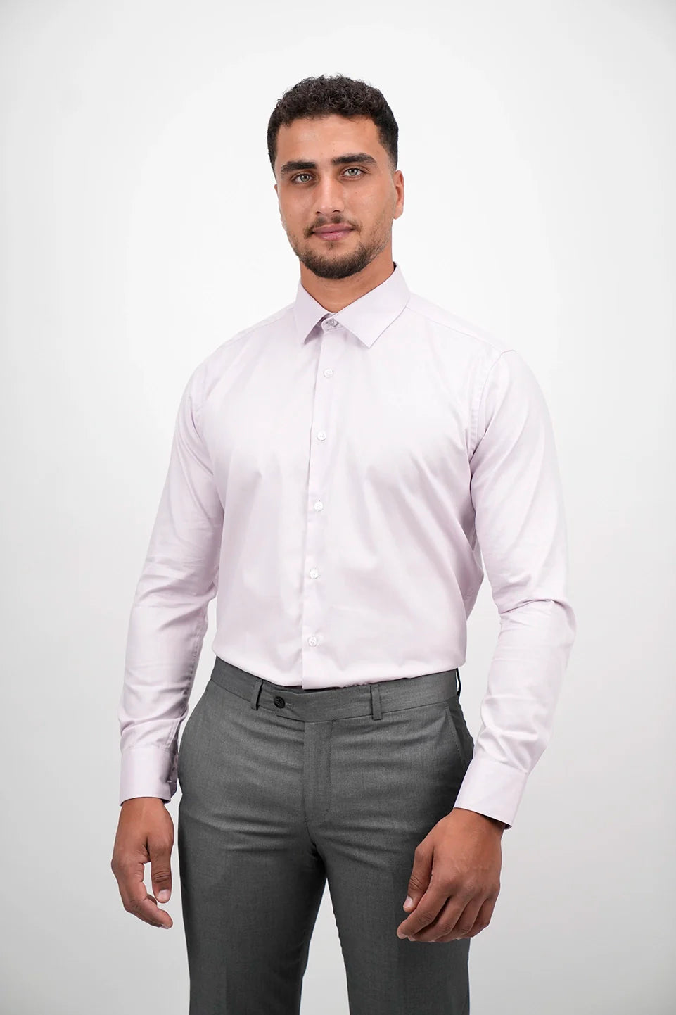 Non Iron Light Purple Classic Shirt