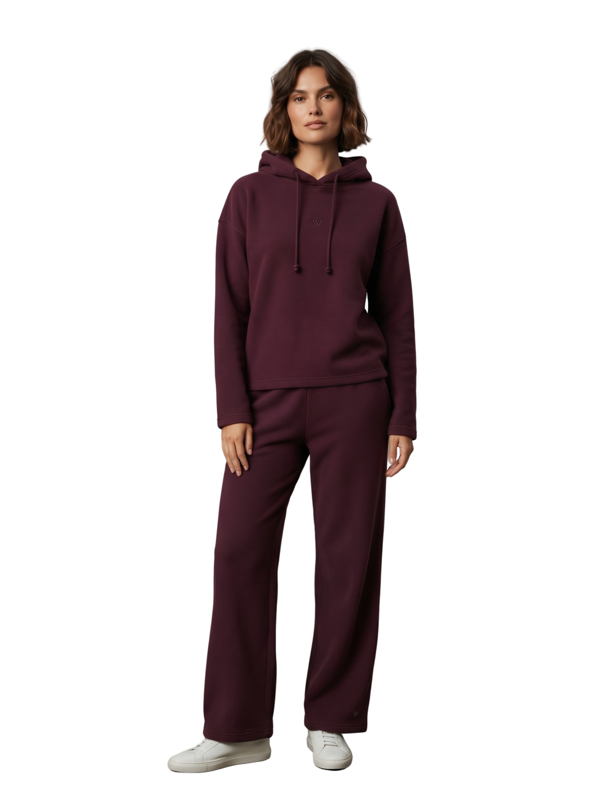 Purple Relaxed-Fit Hoodie & Jogger Set