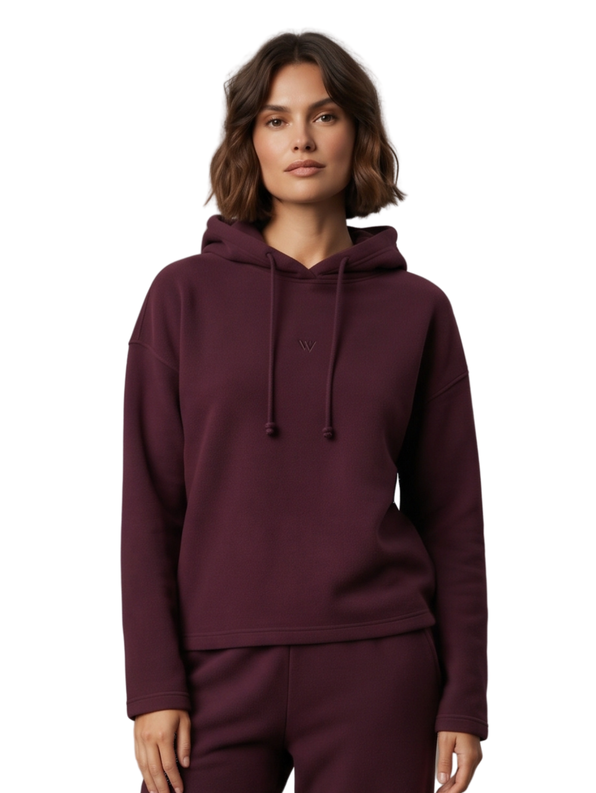 Purple Relaxed-Fit Hoodie & Jogger Set