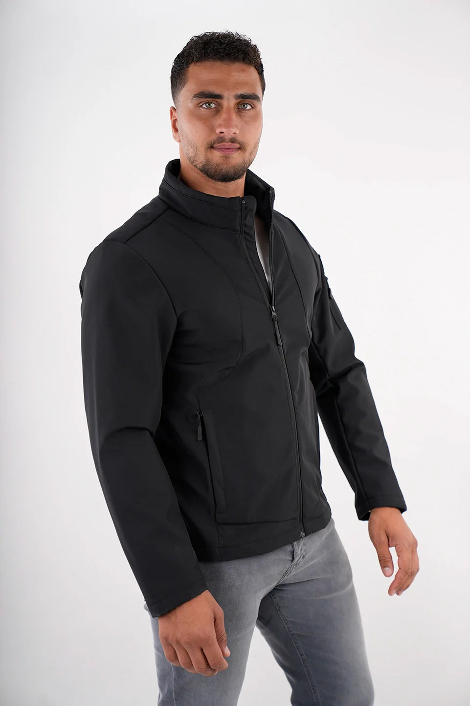 Simple Black Puffer Jacket