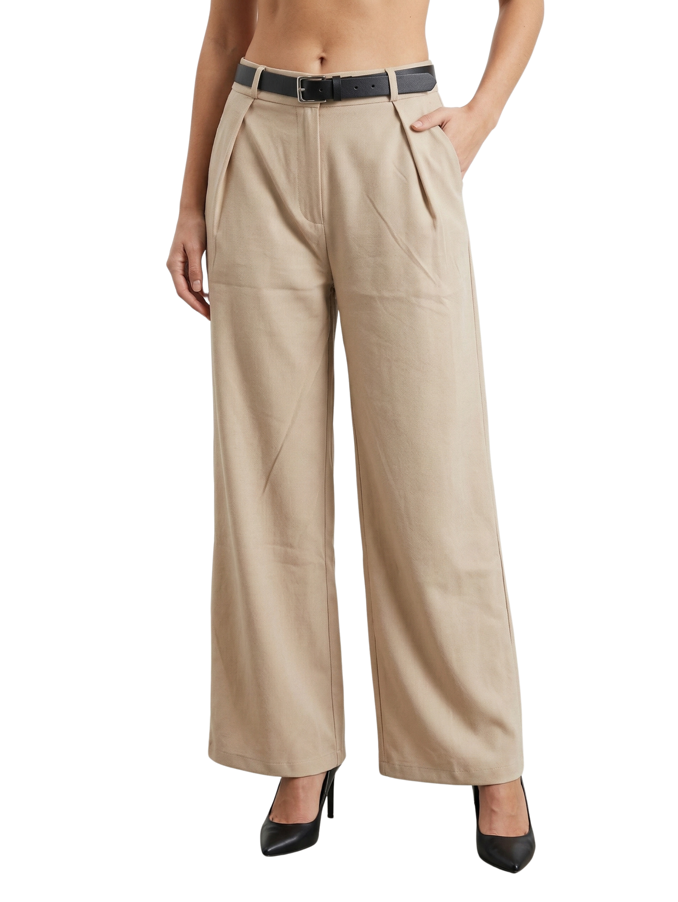 Smart Beige Pant With Slightly Formal Look