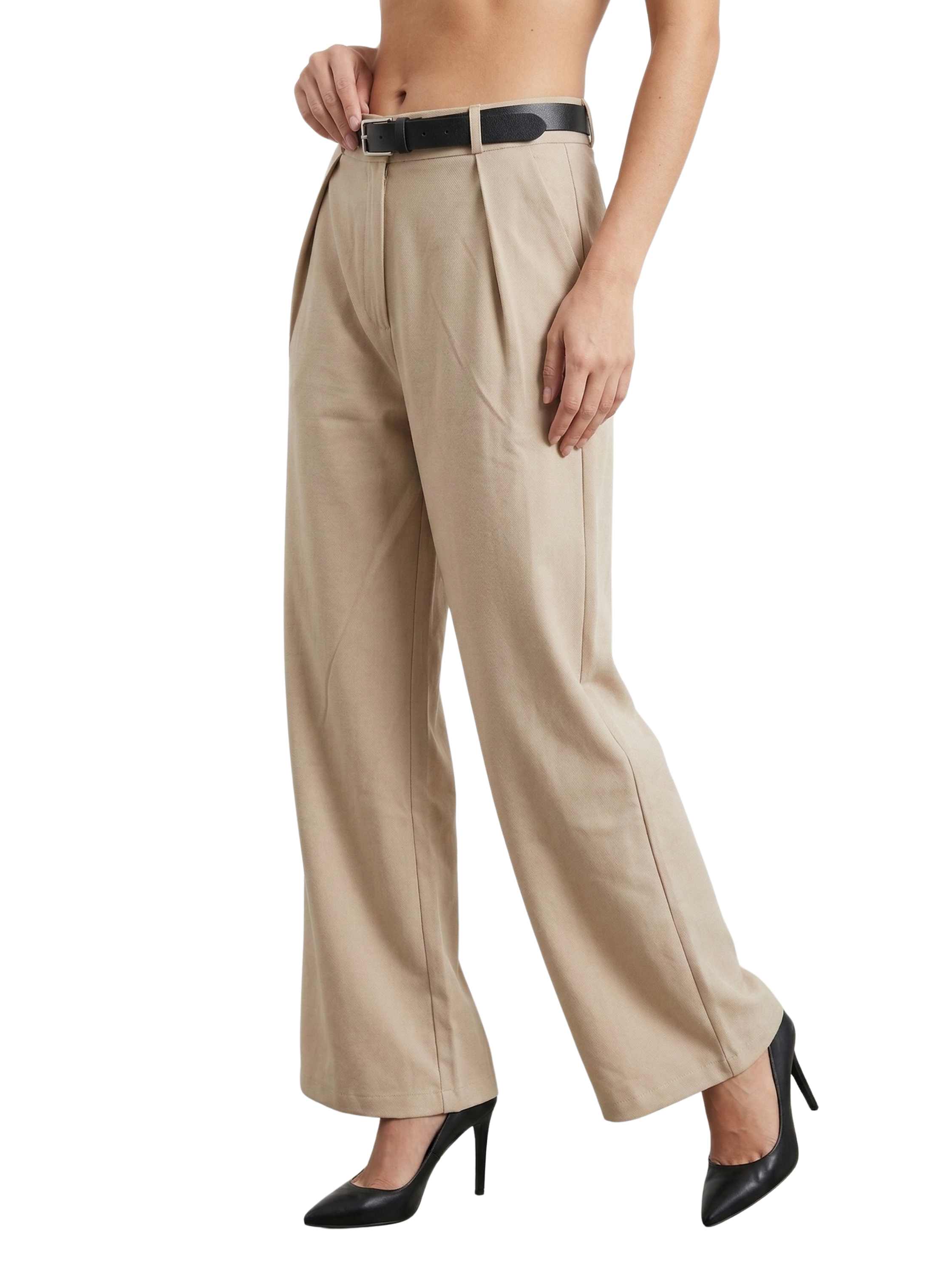 Smart Beige Pant With Slightly Formal Look