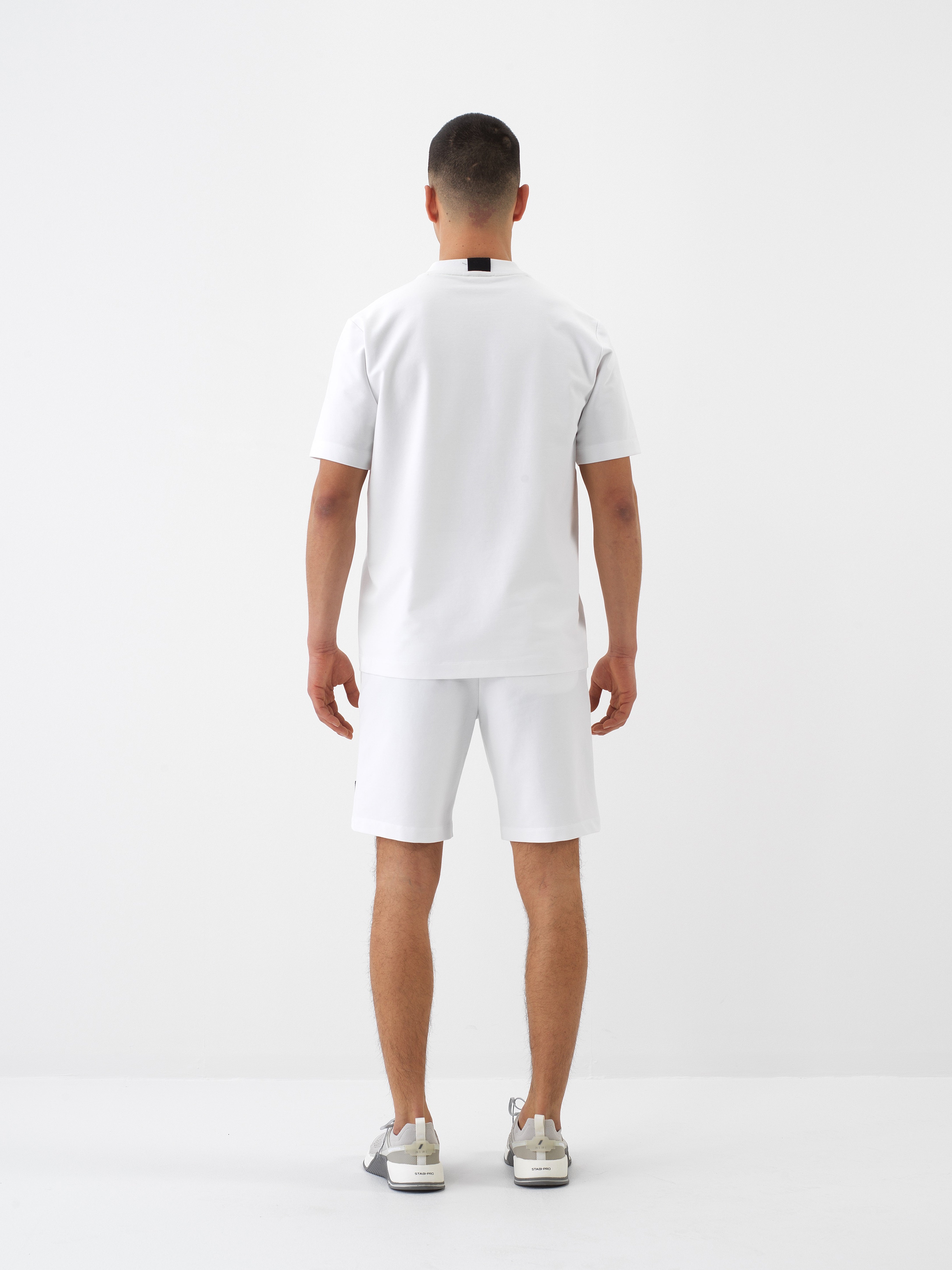 Xint White Short With Elastic Waist